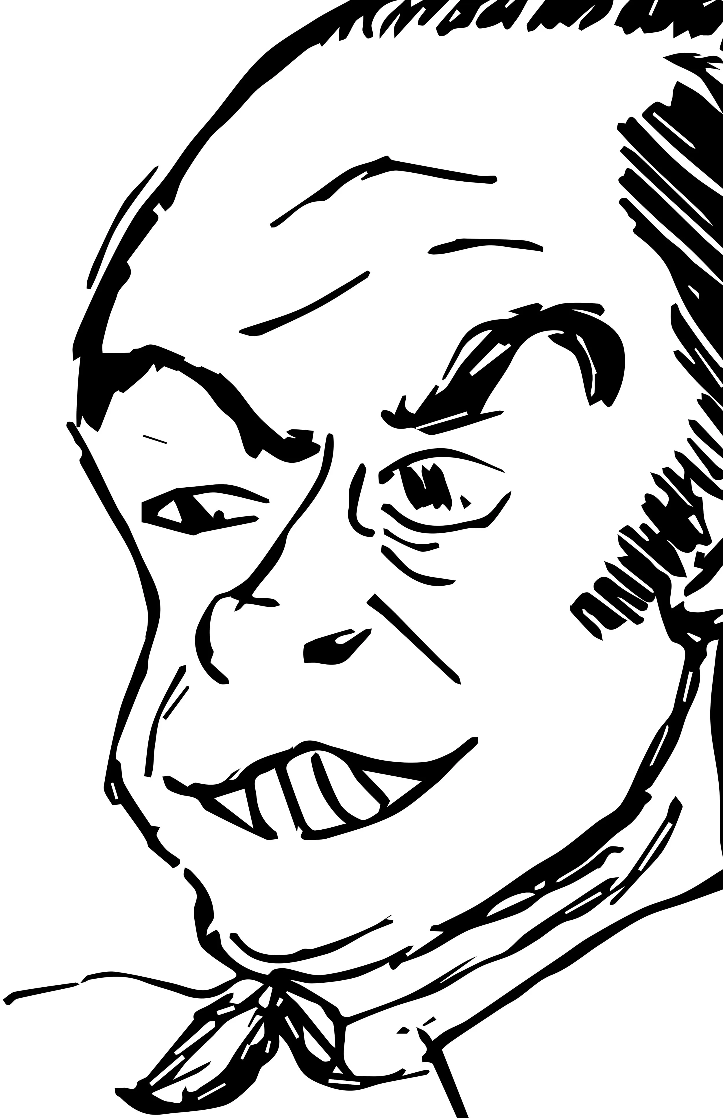 Jack Nicholson Self Portrait
