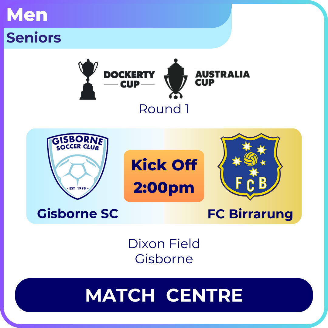 Dockerty/Australia Cup Round 1