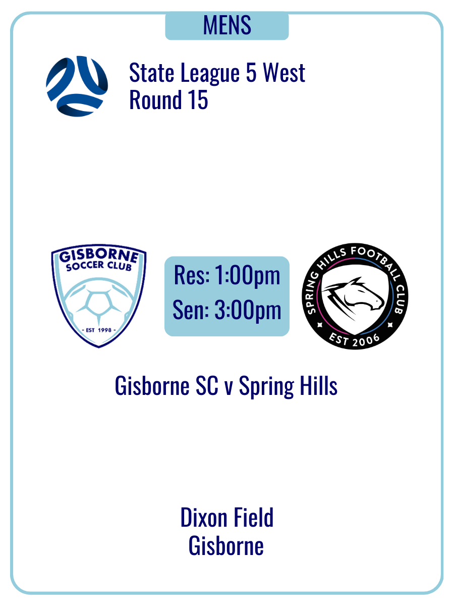 Senior Mens Round 15 2025