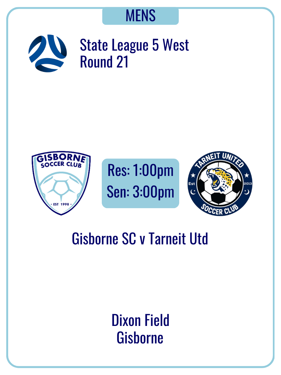 Senior Mens Round 21 2025