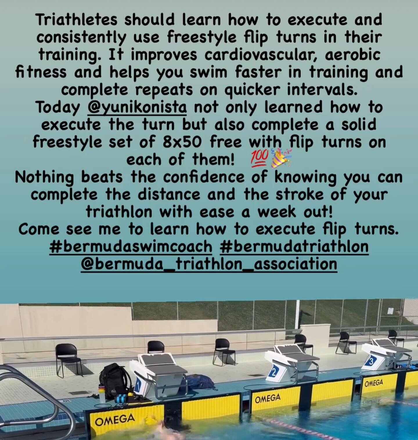 Flip turns for triathletes ⭐️
#bermudaswimcoach #bermudaswimming #bermudatriathlon