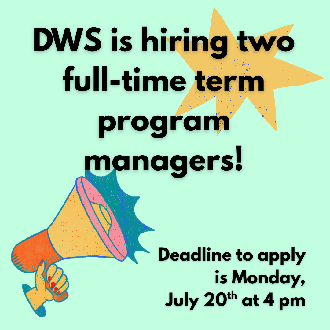 Dawson Women's Shelter is hiring!