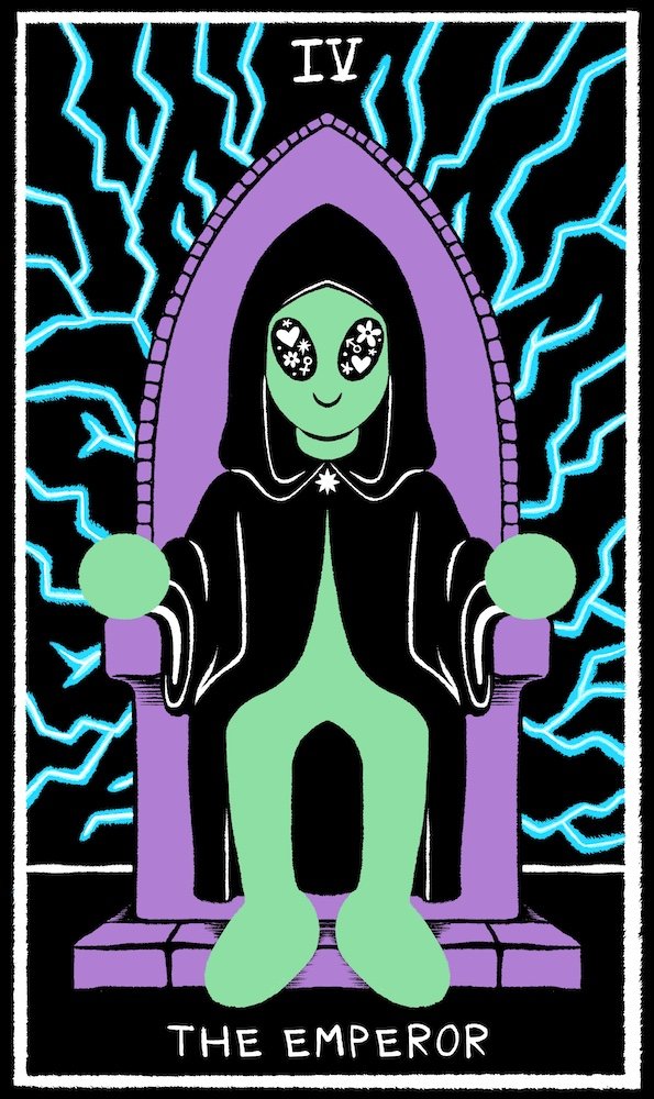 The Emperor - Alien Tarot