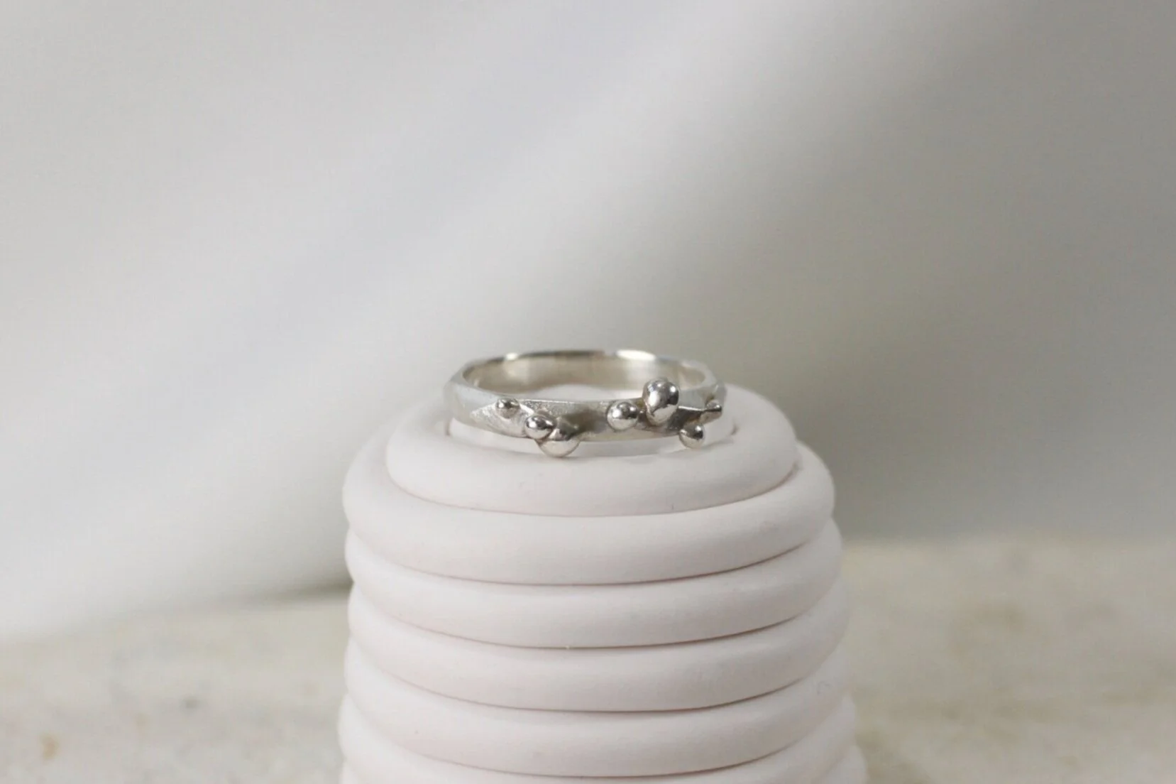 Blobby Facet Ring