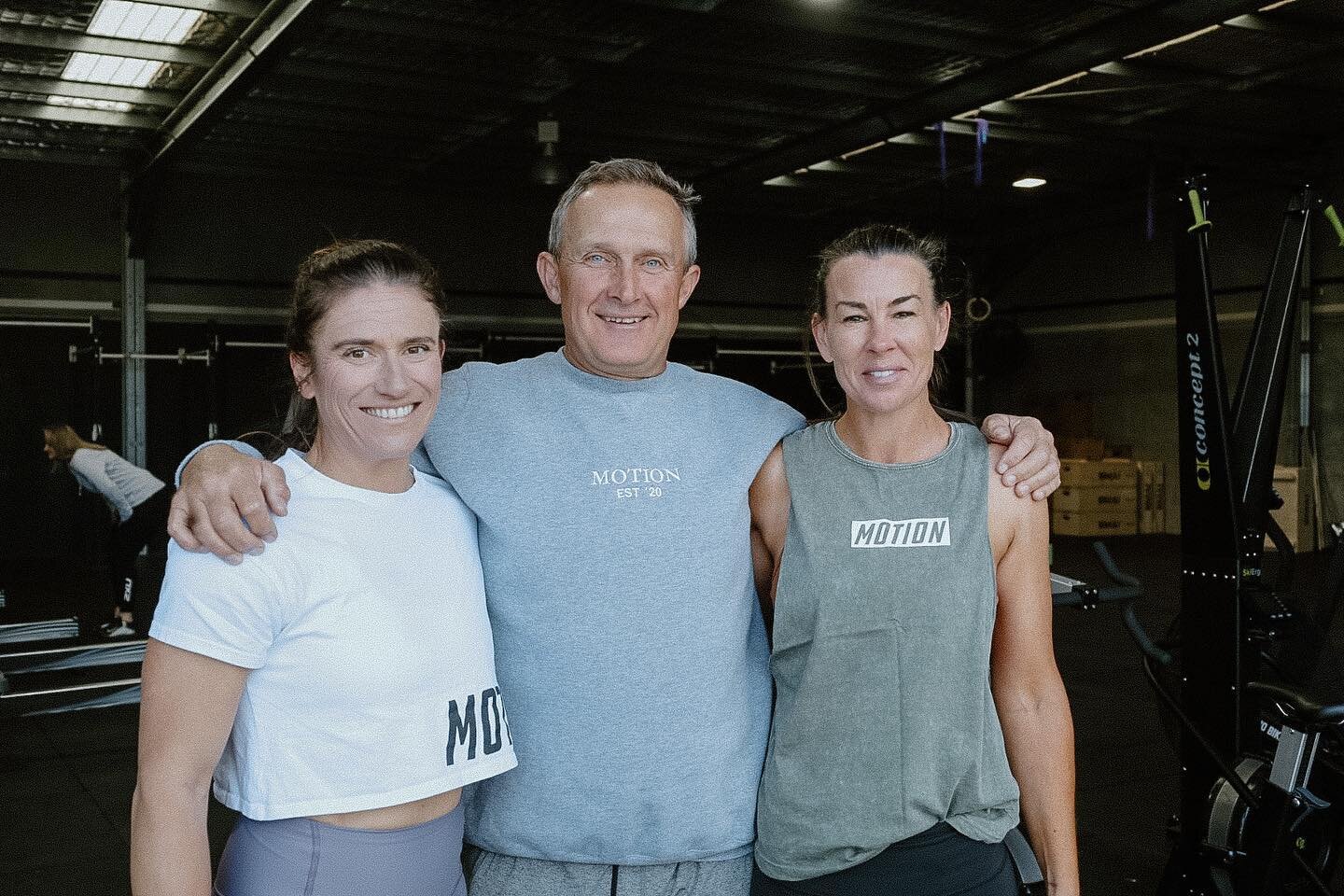 Exciting news for Motion Fitness community!

The gym is under new management, meet Bec, Andrew &amp; Sarah!
Long time members and a trainer with more than 17 years fitness experience!
All New England locals.

The new owners bring with them a wealth o