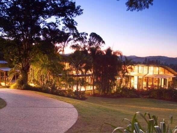 Location location location  the real estate investment &lsquo;mantra&rsquo; is evident in our north facing hill top acreage design with &lsquo;GlassHouse Mountain&rsquo; views #architects #australianarchitecture #houses #homes #design #designinspirat