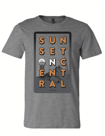 2019 Sunset On Central Gray Crew Neck