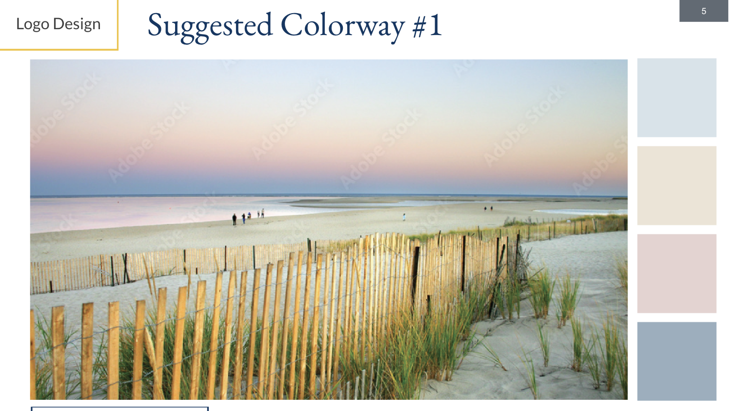 This is a the recommended colorway I created for Bon Matin based on the colors of a Cape Cod beach sunset