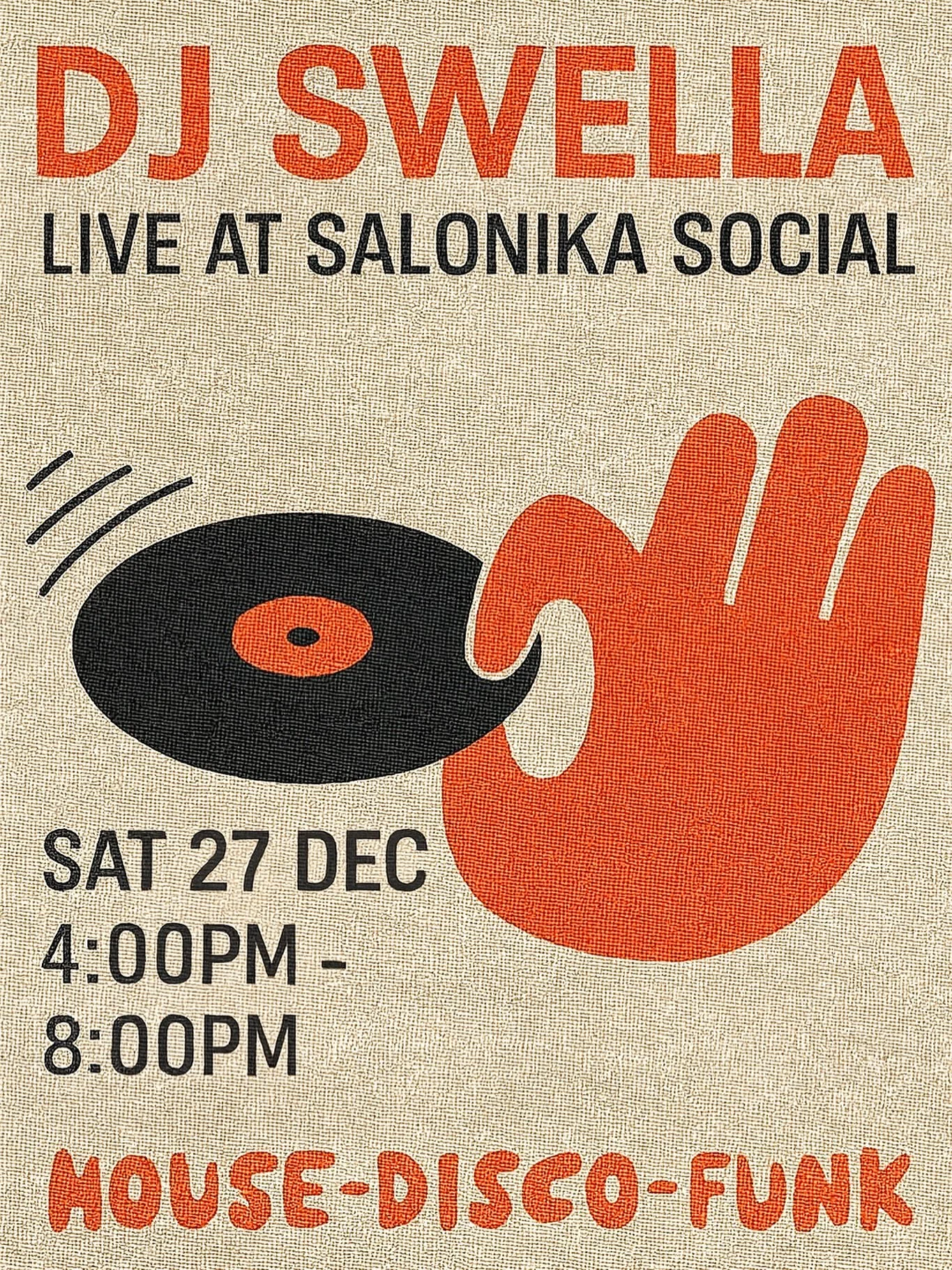 Back open as usual today after some much needed family time for Christmas.
Live music this afternoon will be provided by DJ SWELLA.
See you there 🍕🍷🎶