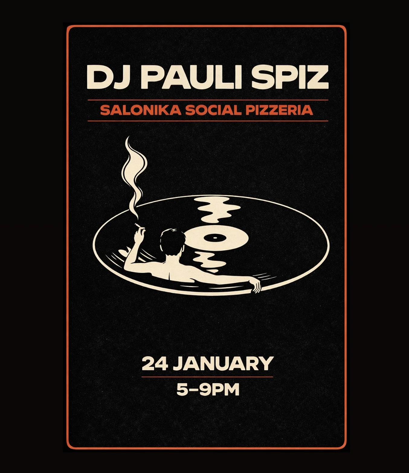 DJ PAULI DOING HIS THING WITH VINYL TOMORROW AT SALONIKA SOCIAL. 5PM - 9PM.
