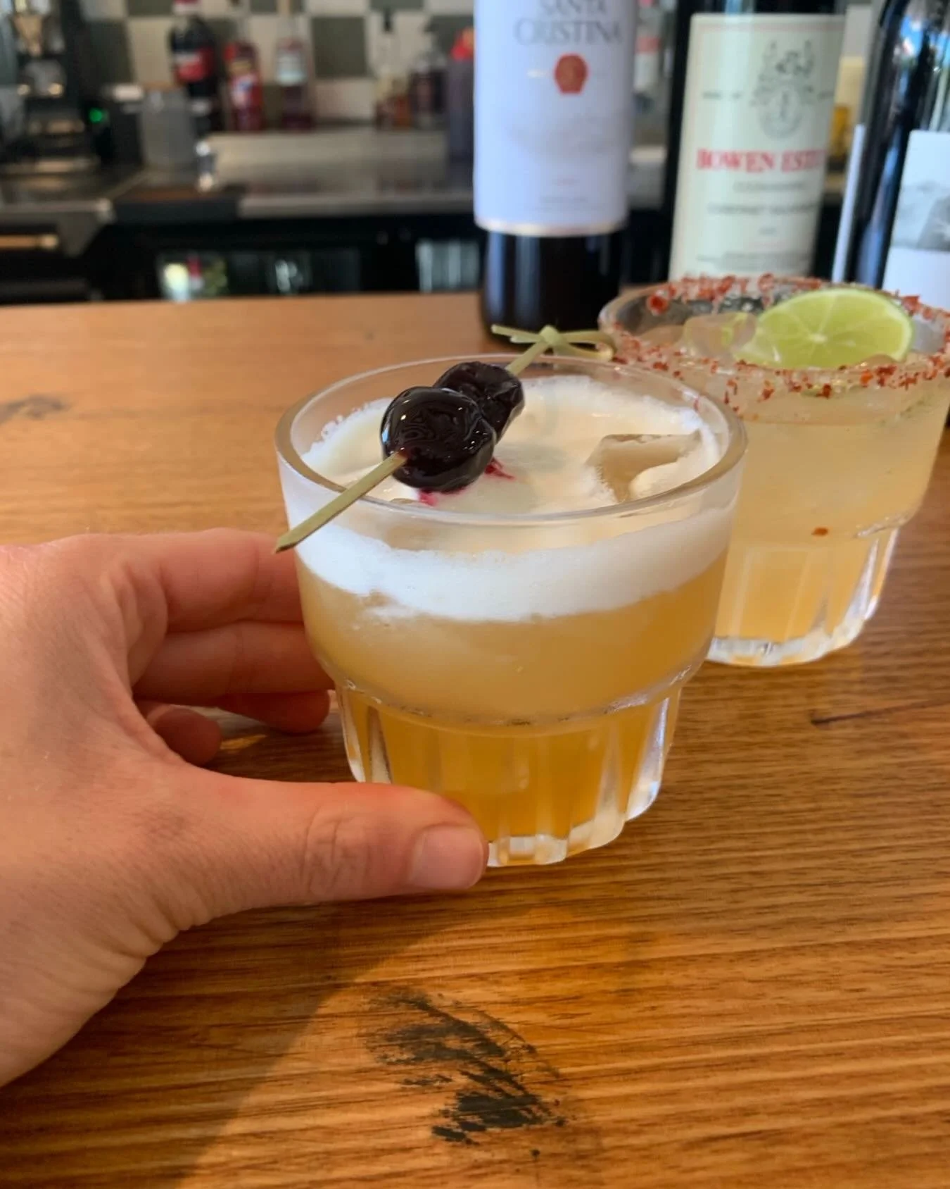 Send it at Salonika Social Pizzeria with Amaretto Sours and Margaritas on this beautiful sunny day😎