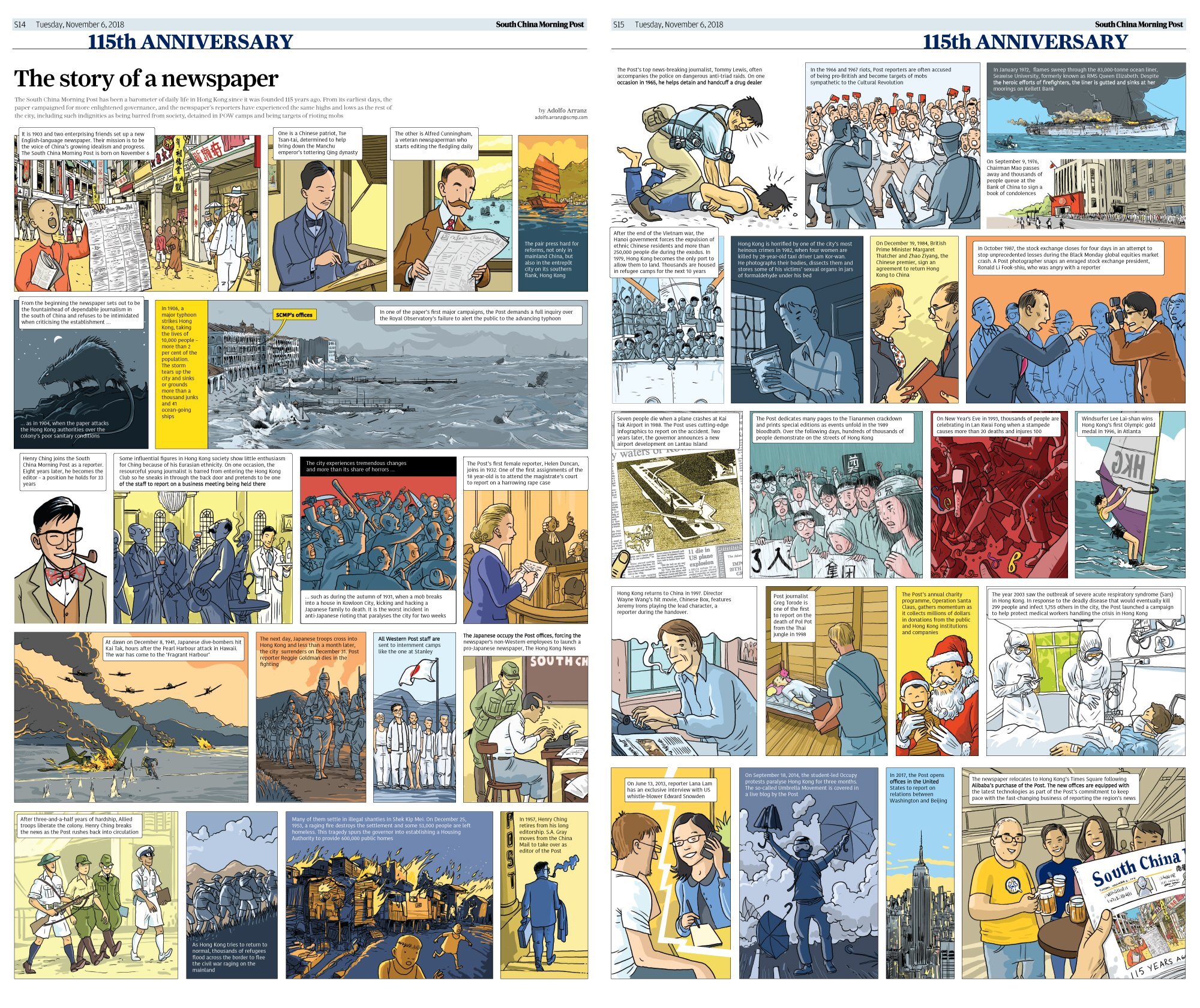 The story of a newspaper