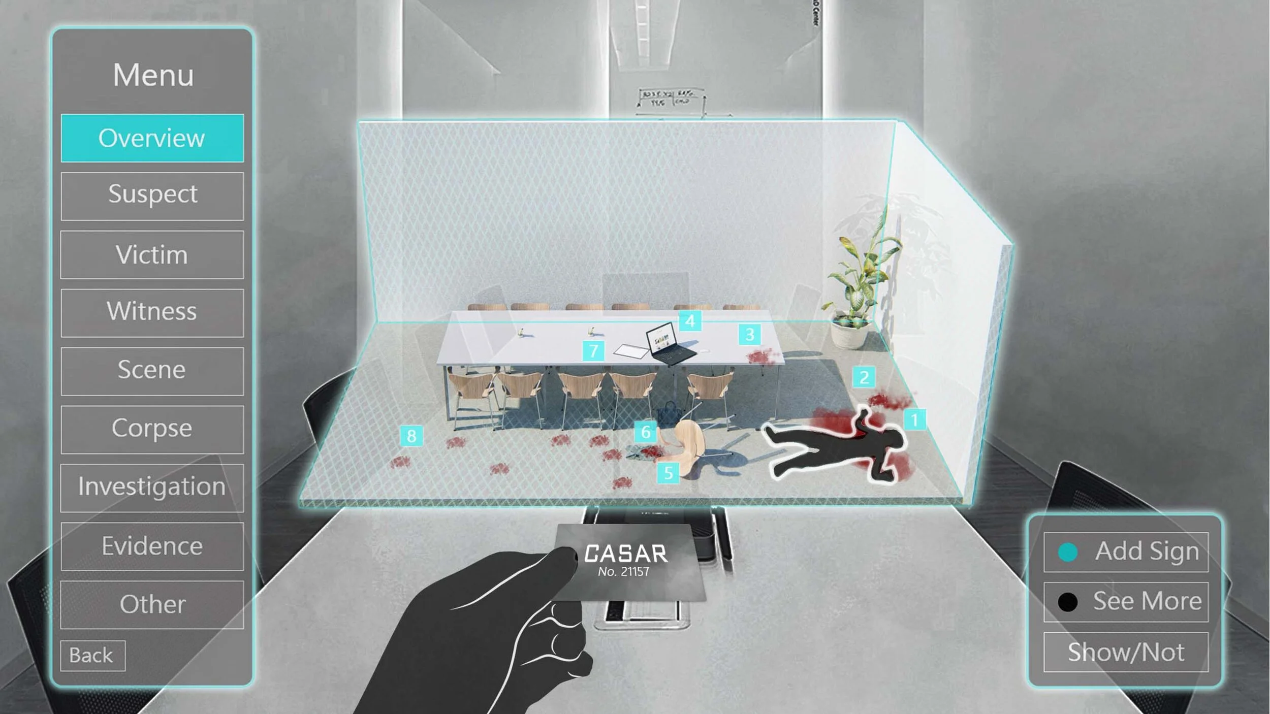 Distribute the cards