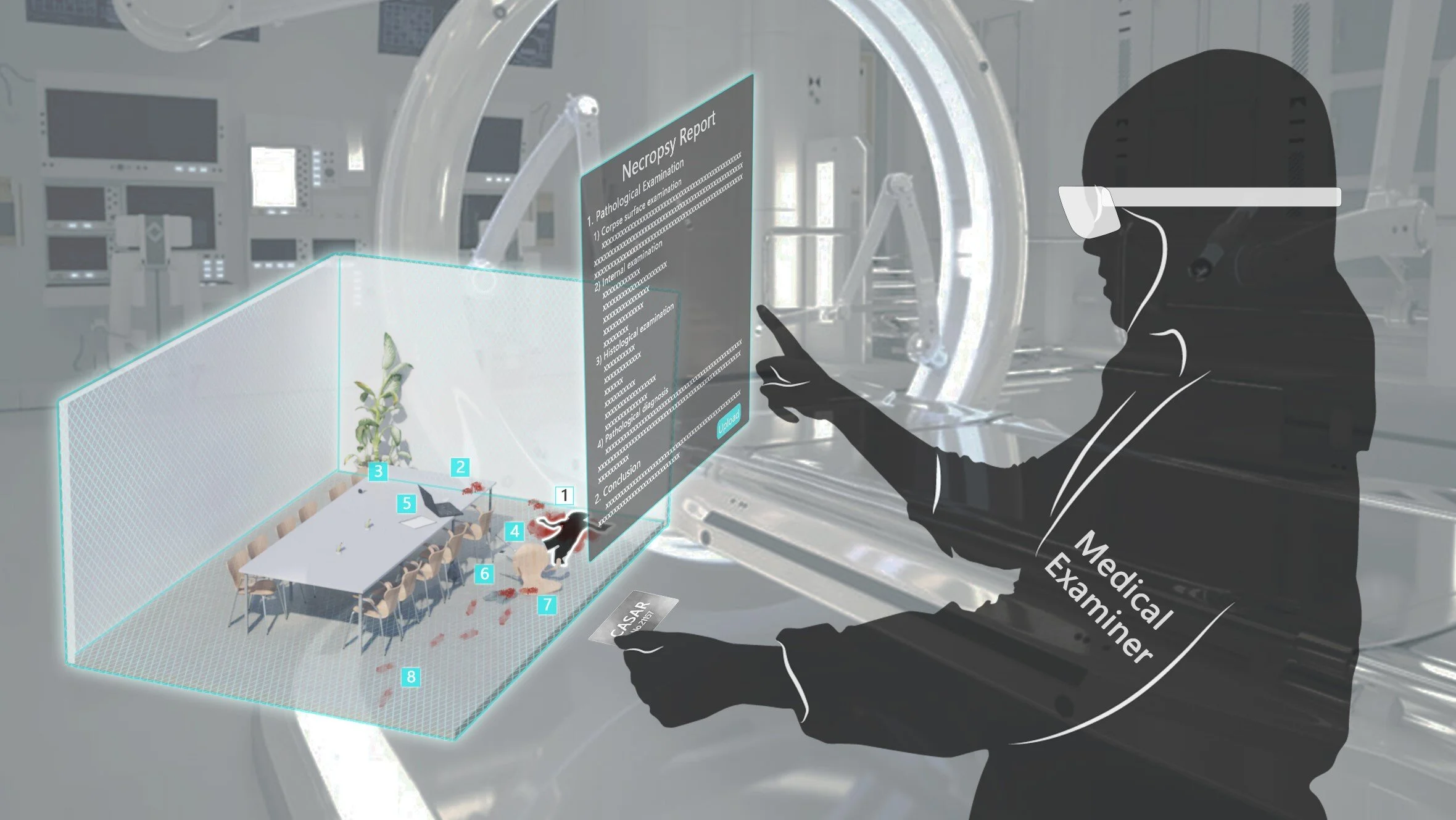 Inspect the evidence