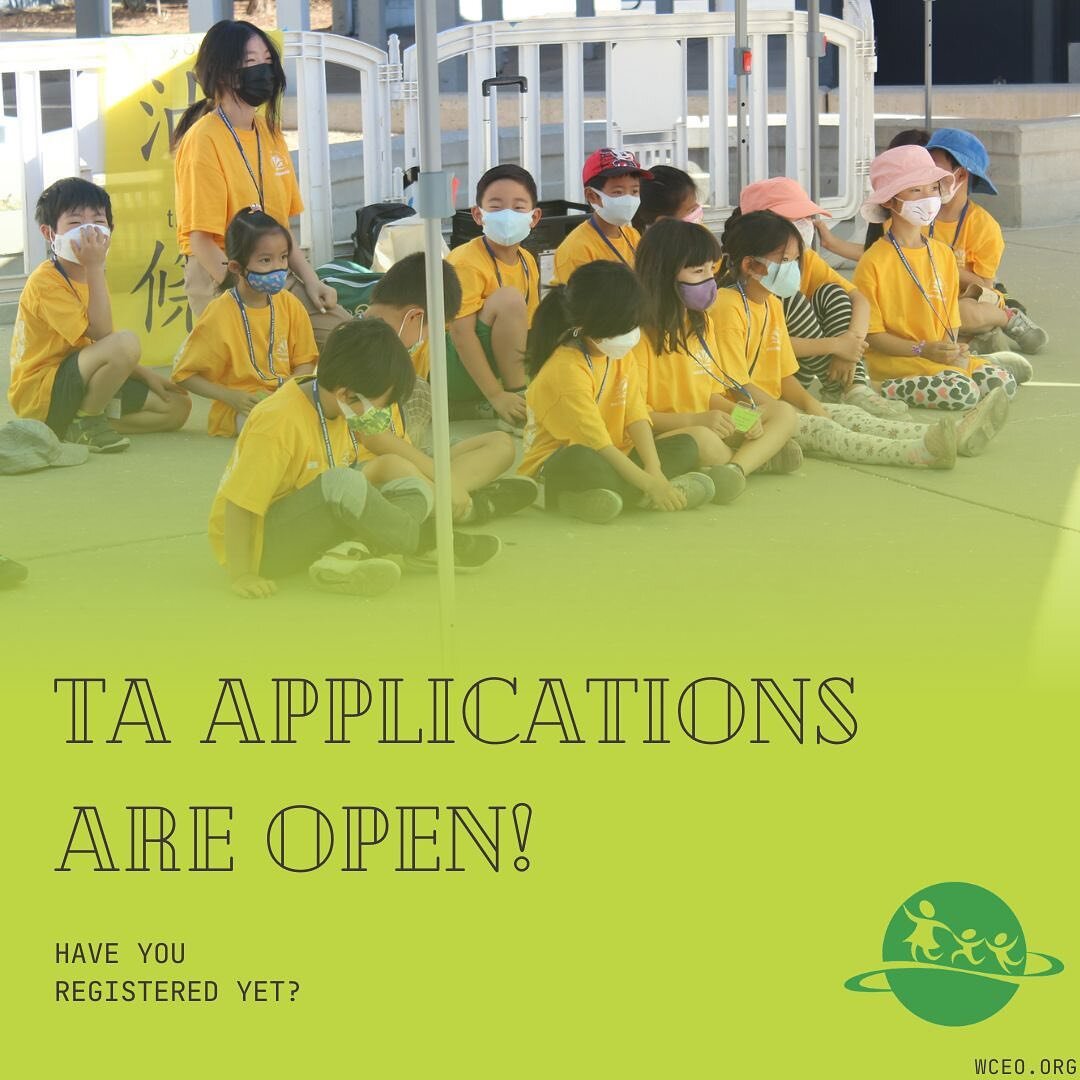 Applications to be a TA at our annual Chinese Folk Arts Summer Camp is now open! 

Click the link below to be a part of a summer of bonds, memories, and friends!
http://wceo.regfox.com/summer-camp-ta-2023