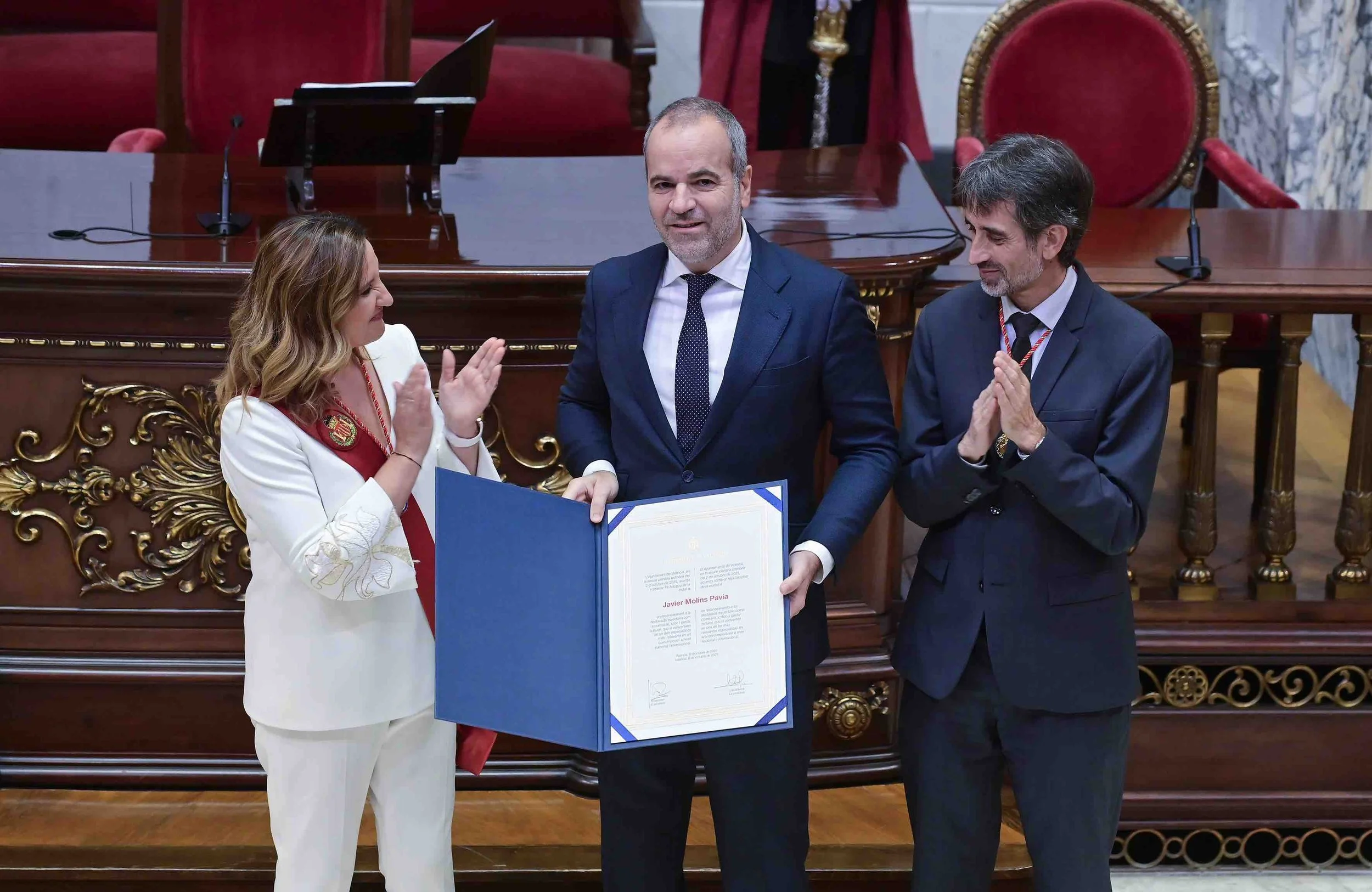 Being named an Honorary Citizen of Valencia for my contribution to contemporary art. October 2025