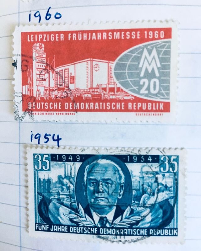 Last stamps of the day I promise - just thought the DDR ones should get a look in &lsquo;for the sake of balance😂&rsquo;
#DDR #eastgermany #coldwar #stampcollecting