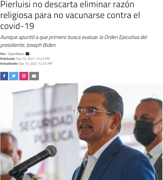 A la espera de las guías del gobierno federal sobre los requisitos a la vacunación