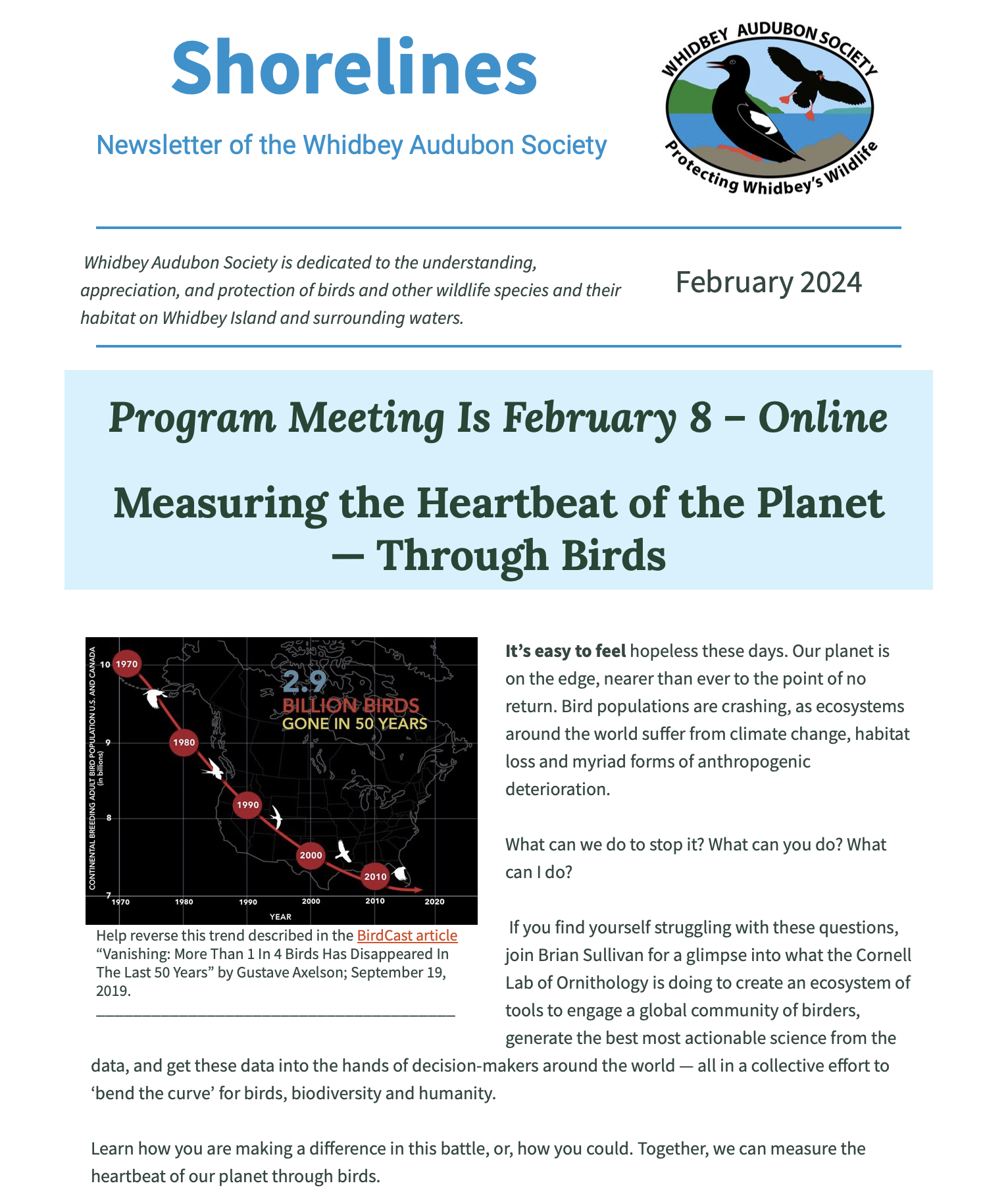 February 2024 Shorelines