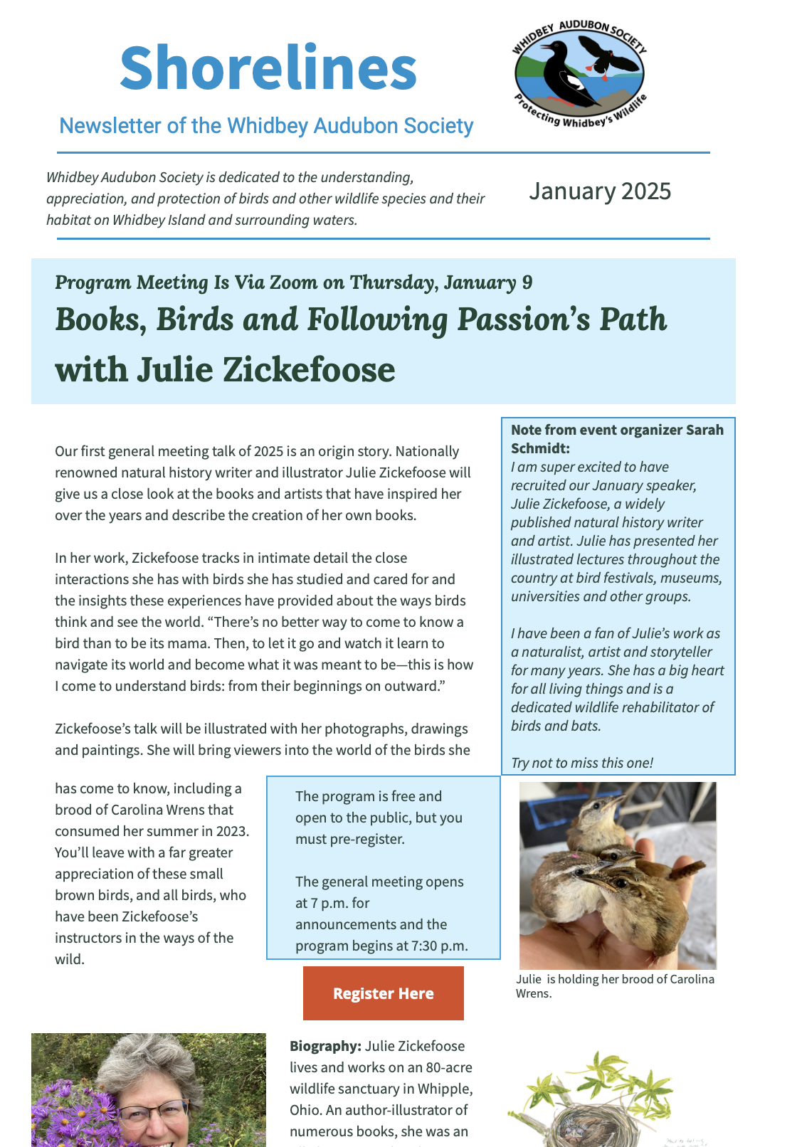 January 2025 Shorelines