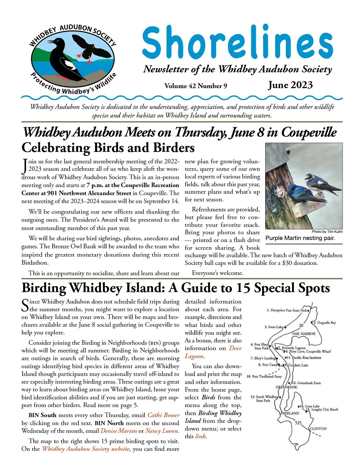 June 2023 Shorelines