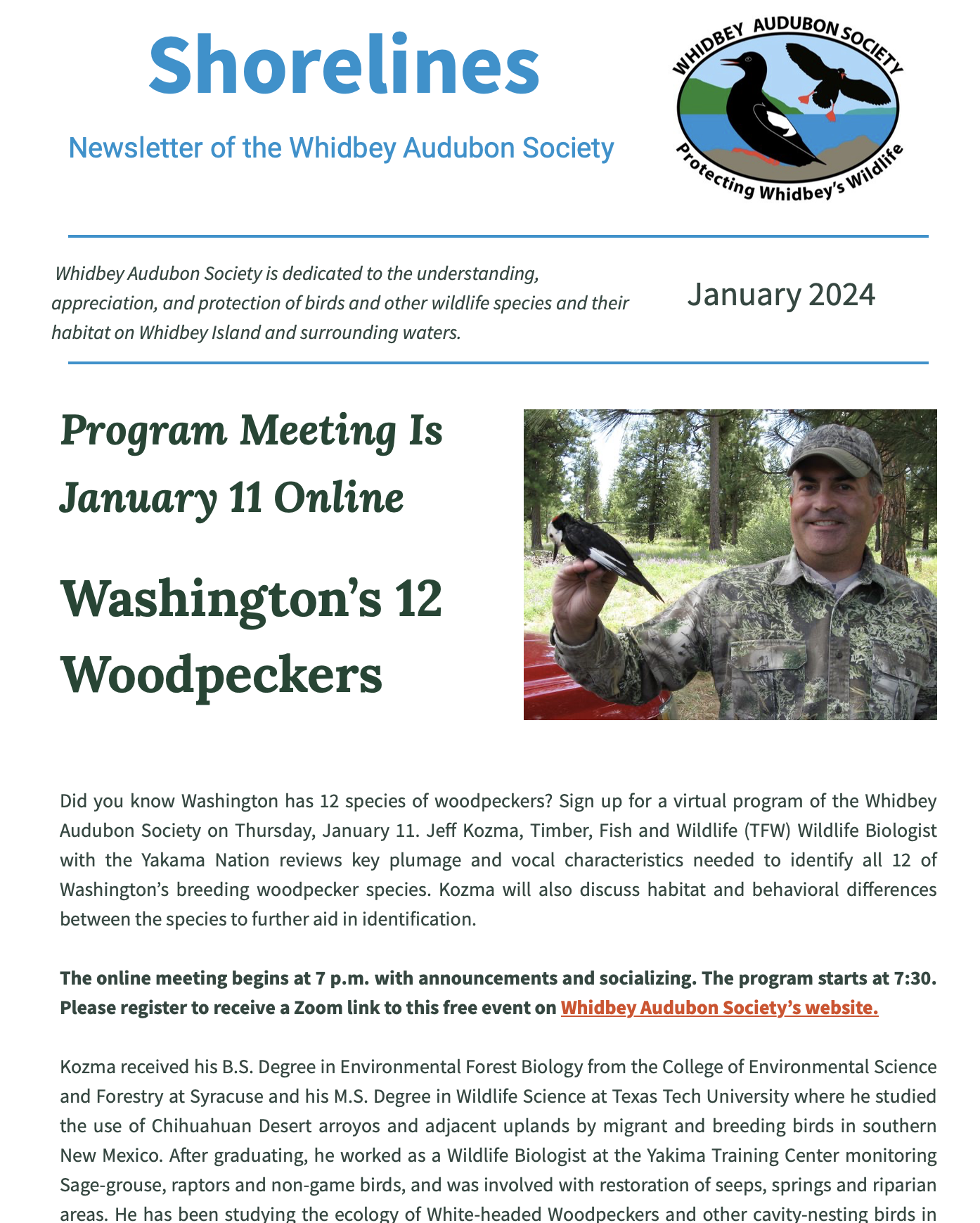 January 2024 Shorelines