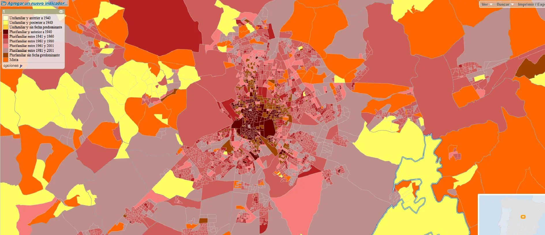 Actualización del Atlas de vulnerabilidad y el Atlas de la edificación residencial del Ministerio de Fomento