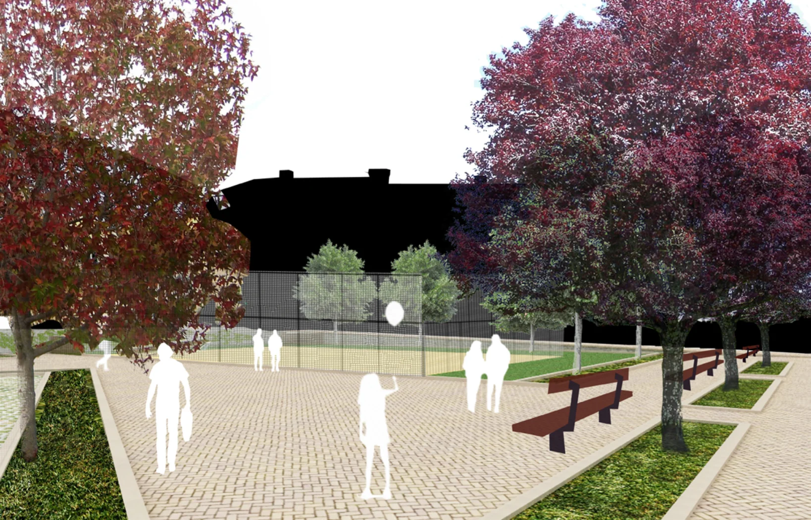 Proyecto de urbanización de zonas comunes en calle Misterio de Elche, PAU de la Montaña