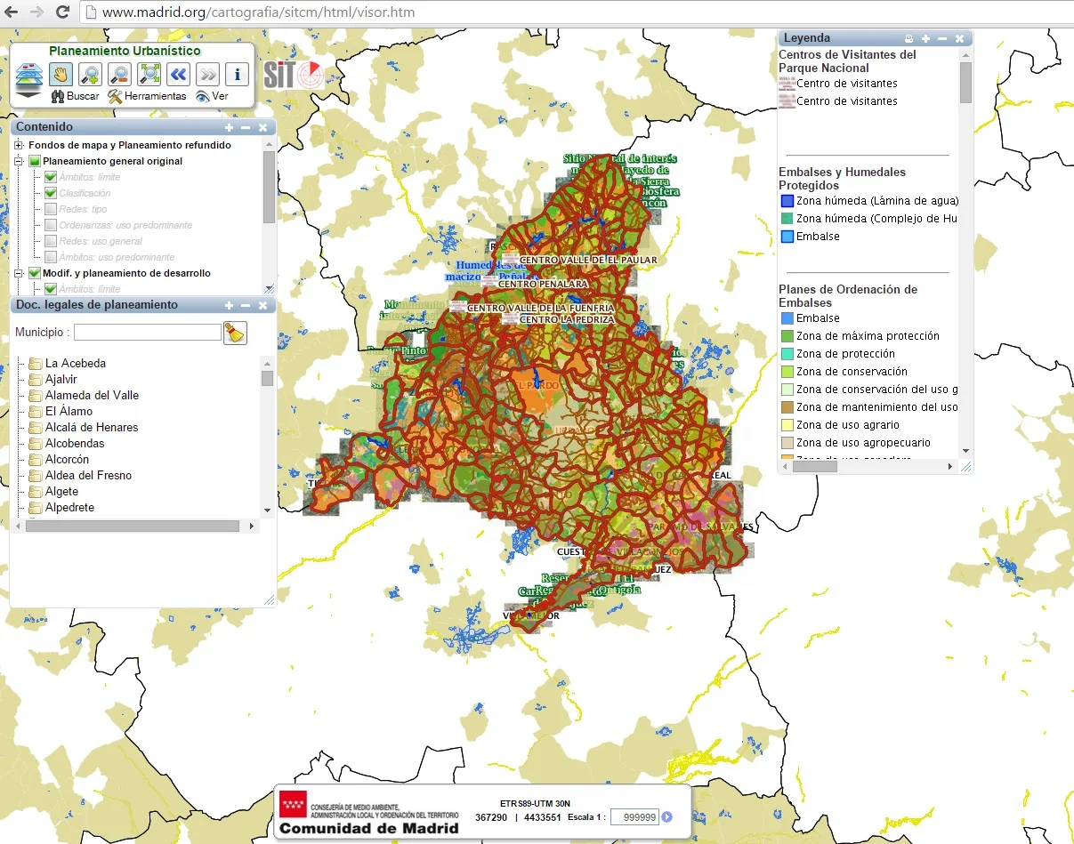 Nuevo Sistema de Información Territorial de la Comunidad de Madrid
