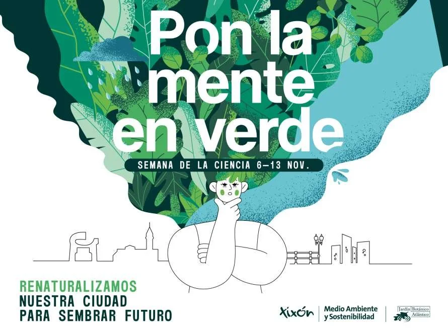  Alexandra Delgado presenta el plan director de naturalización urbana de la ciudad de Gijón/Xixón en el marco de la Semana de la Ciencia