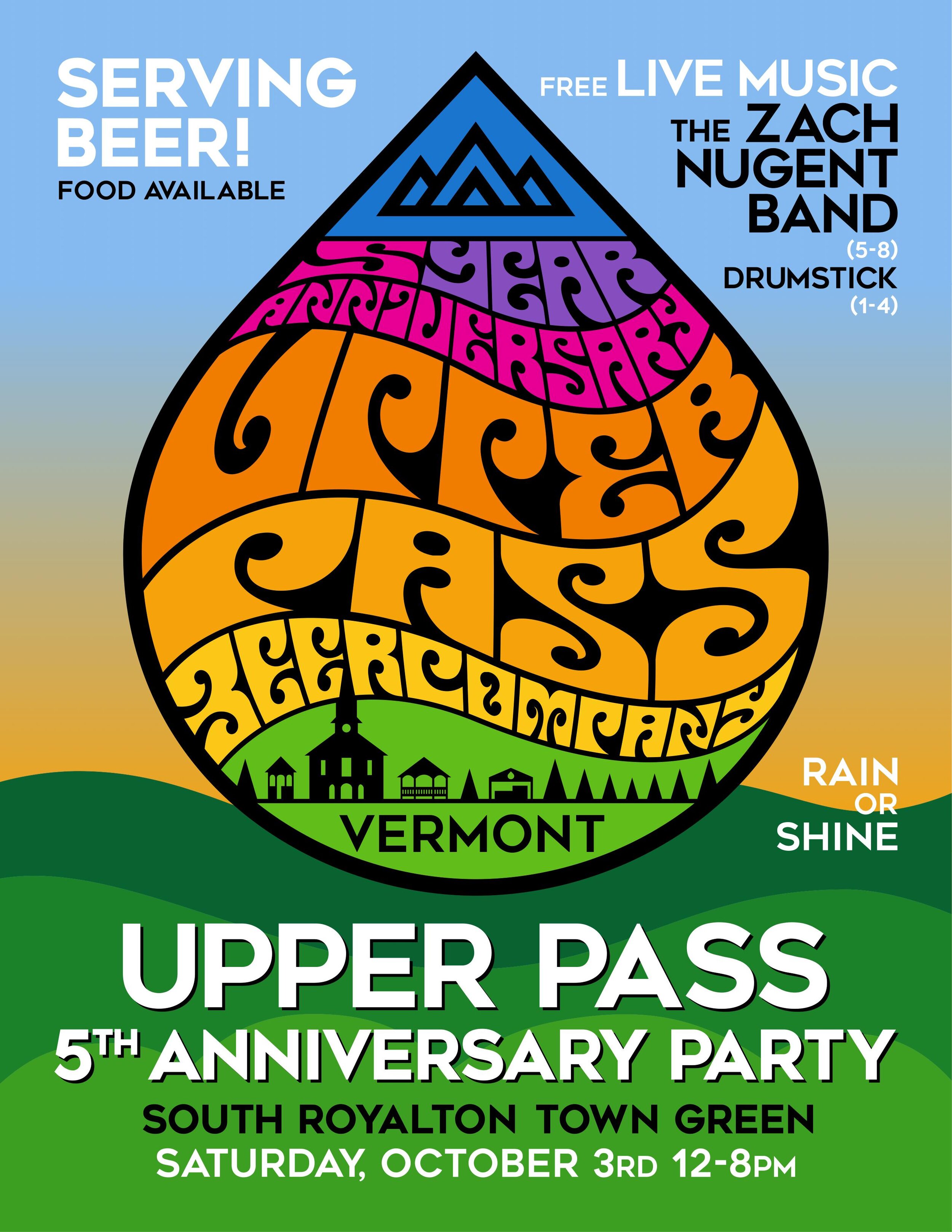 Upper Pass Fifth Anniversary ft. The Zach Nugent Band and Drumstick