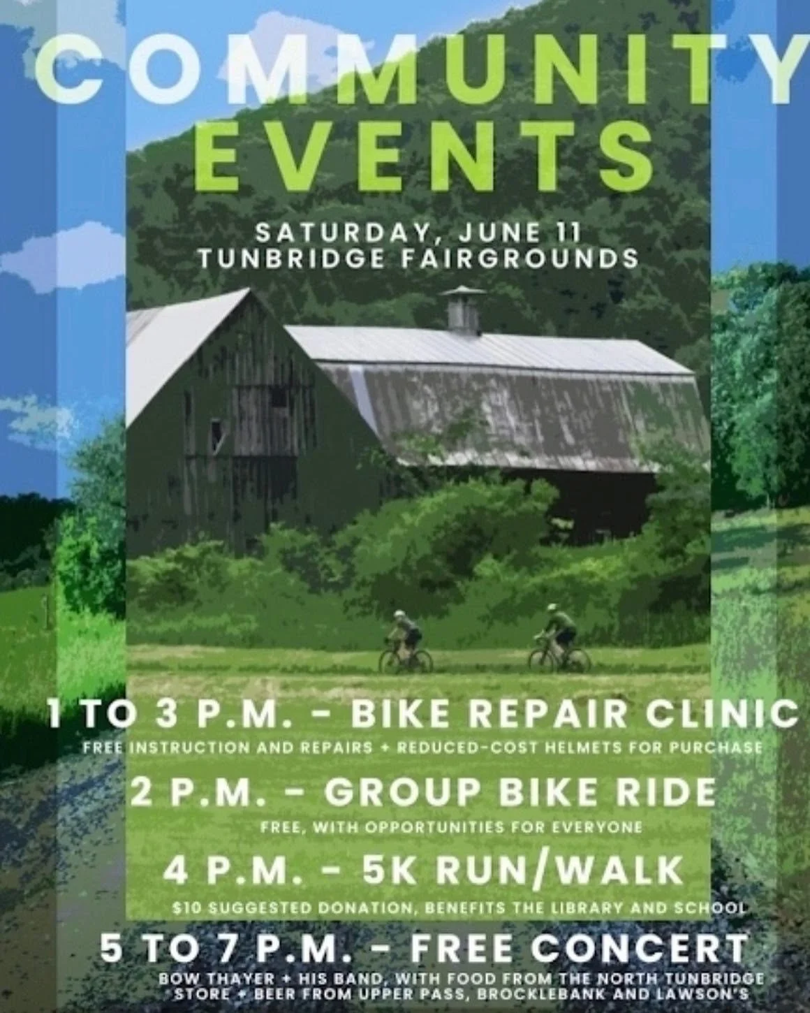 The Ranger: Free Concert from Bow Thayer at the Tunbridge Fairgrounds 