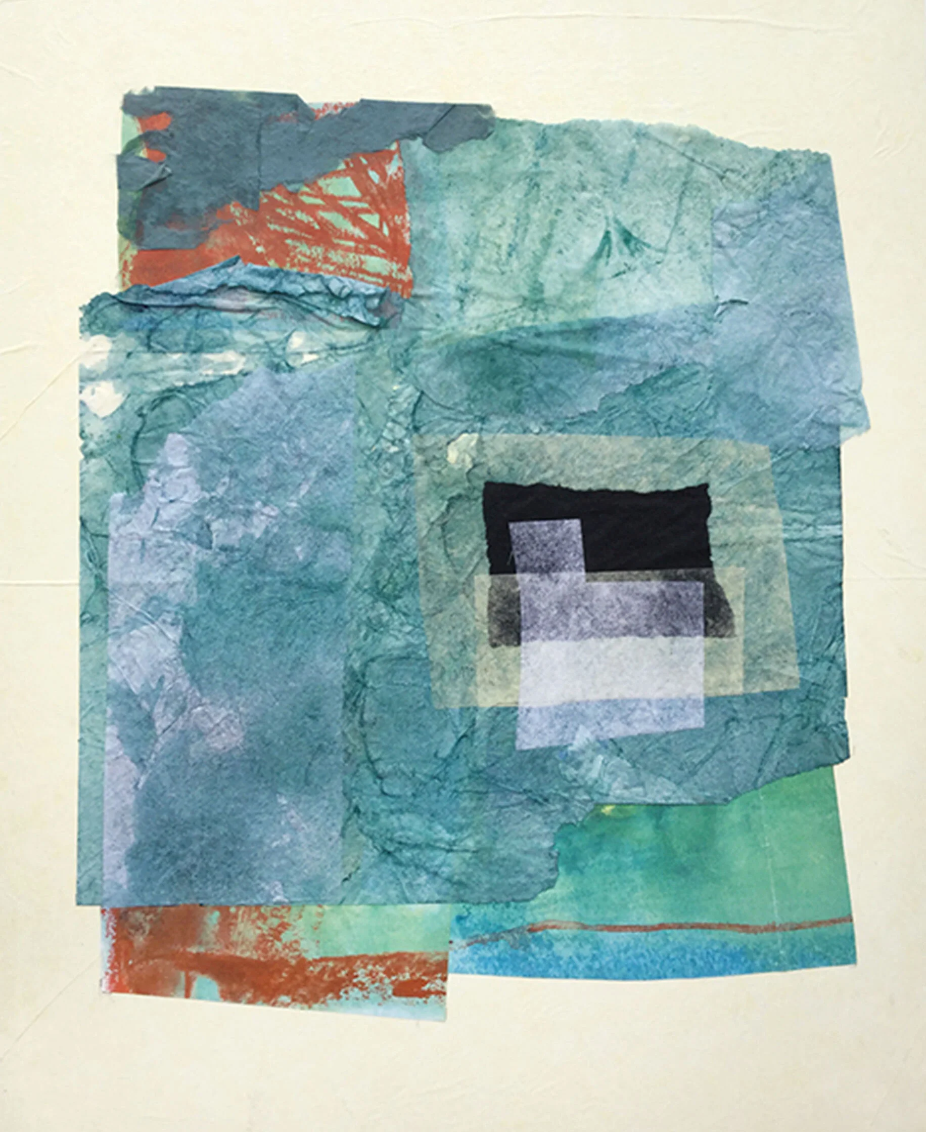 Ich bin Zuhause Collage, Format 36 x 44 cm, Preis 300,-