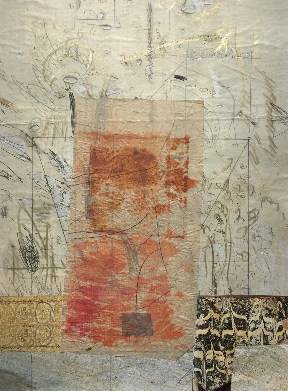 Erinnerung Collage, Format 23 x 31 cm, Preis 200,-