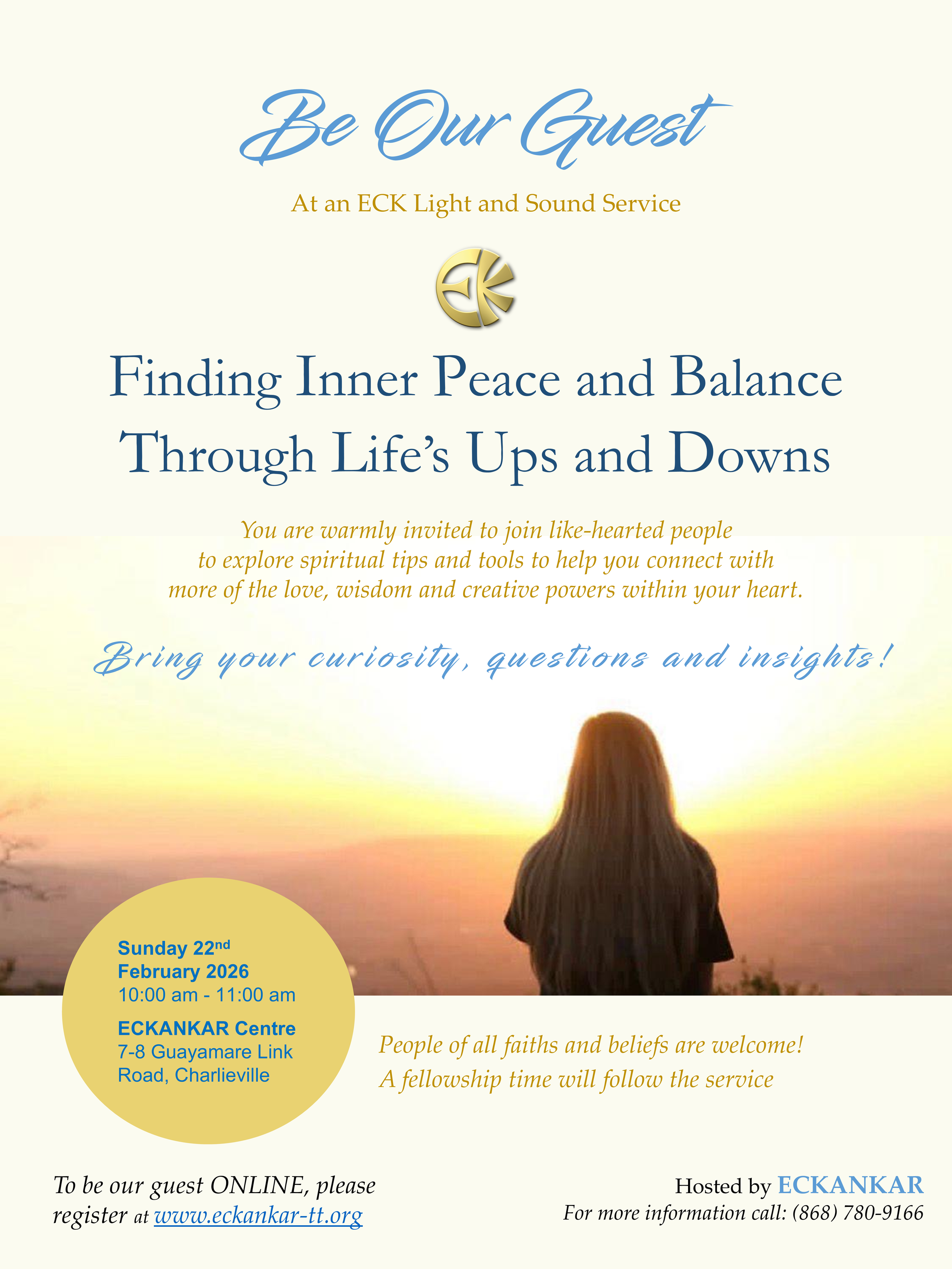 ECK Light and Sound Service: Finding Inner Peace and Balance Through Life’s Ups and Downs