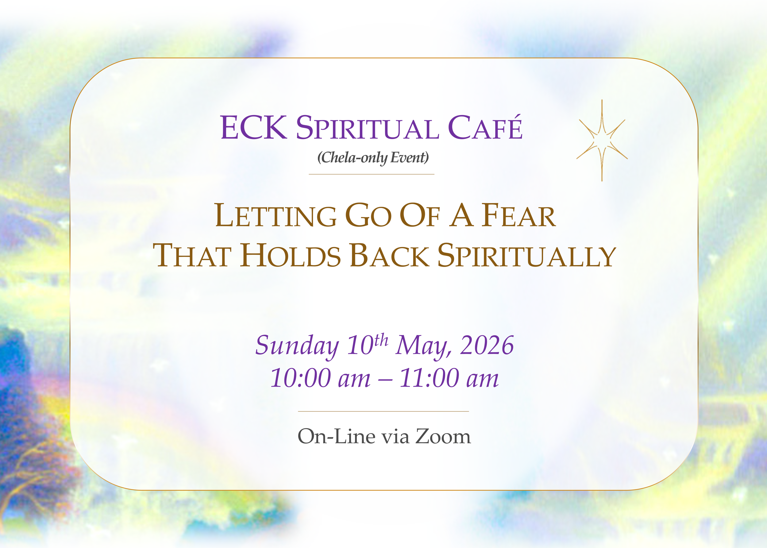 ECK Spiritual Cafe (Chelas Only) 