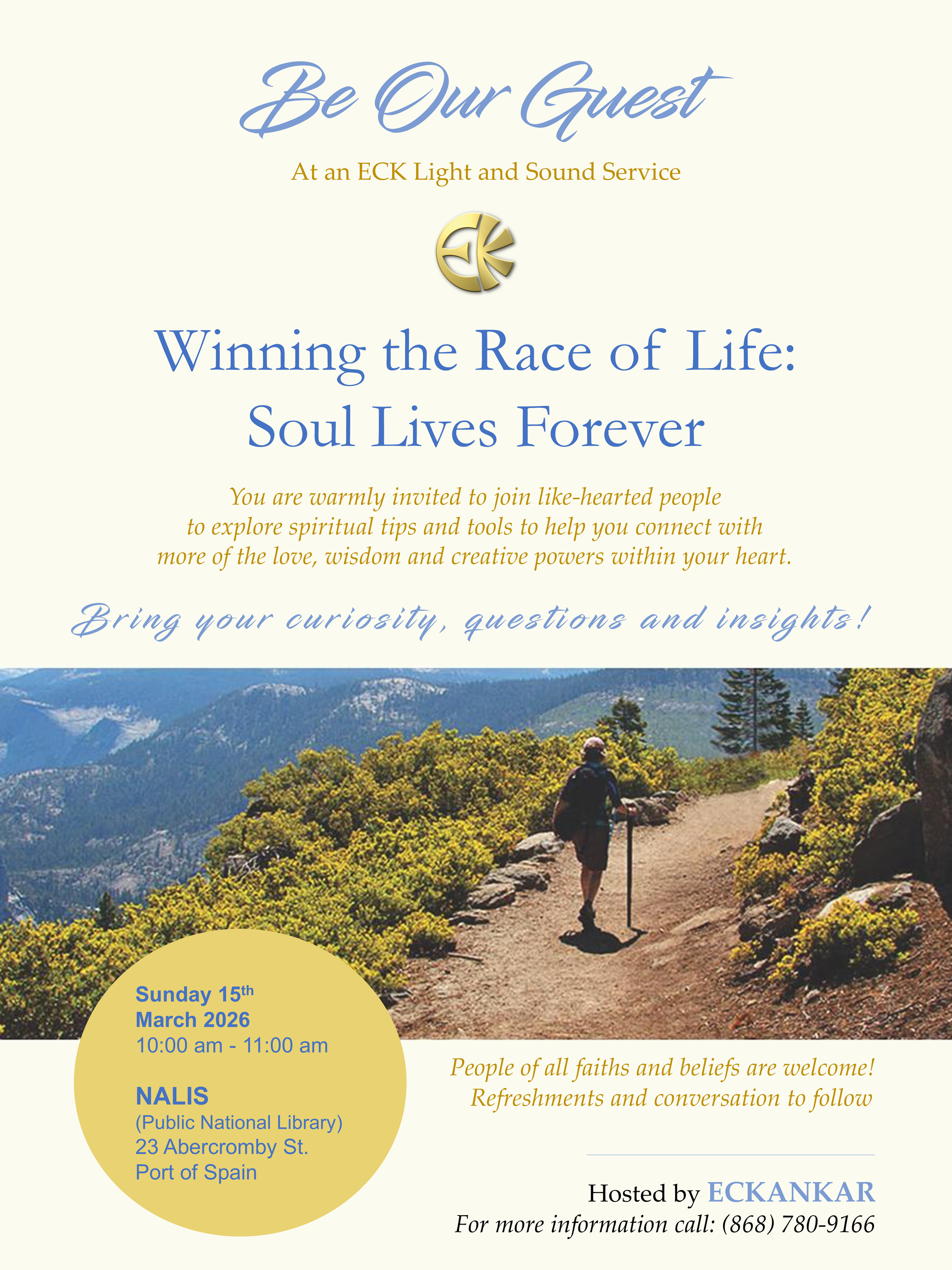 ECK Light and Sound Service: Winning the Race of Life: Soul Lives Forever