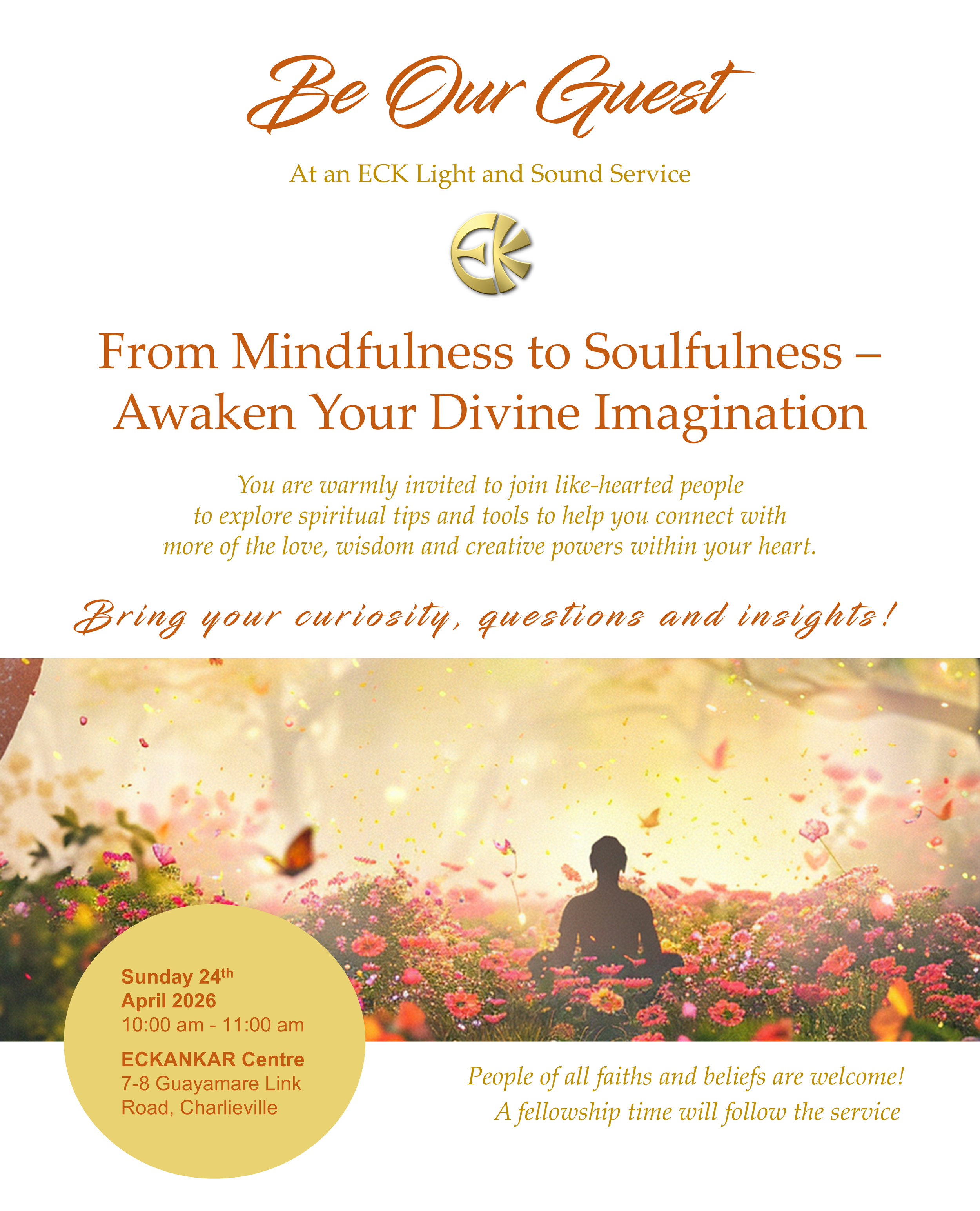 ECK Light and Sound Service: From Mindfulness to Soulfulness-Awaken Your Divine Imagination