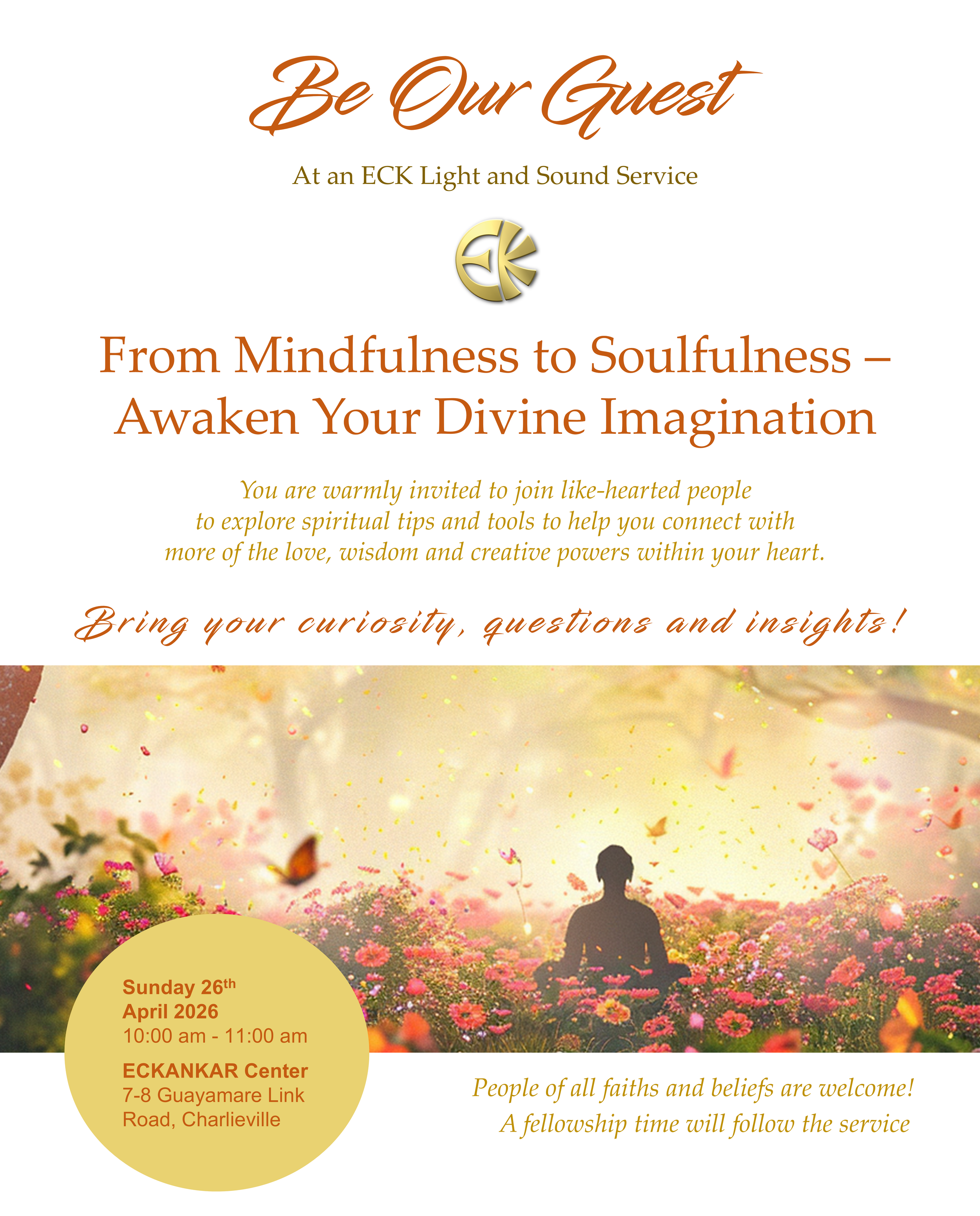 ECK Light and Sound Service: From Mindfulness to Soulfulness-Awaken Your Divine Imagination