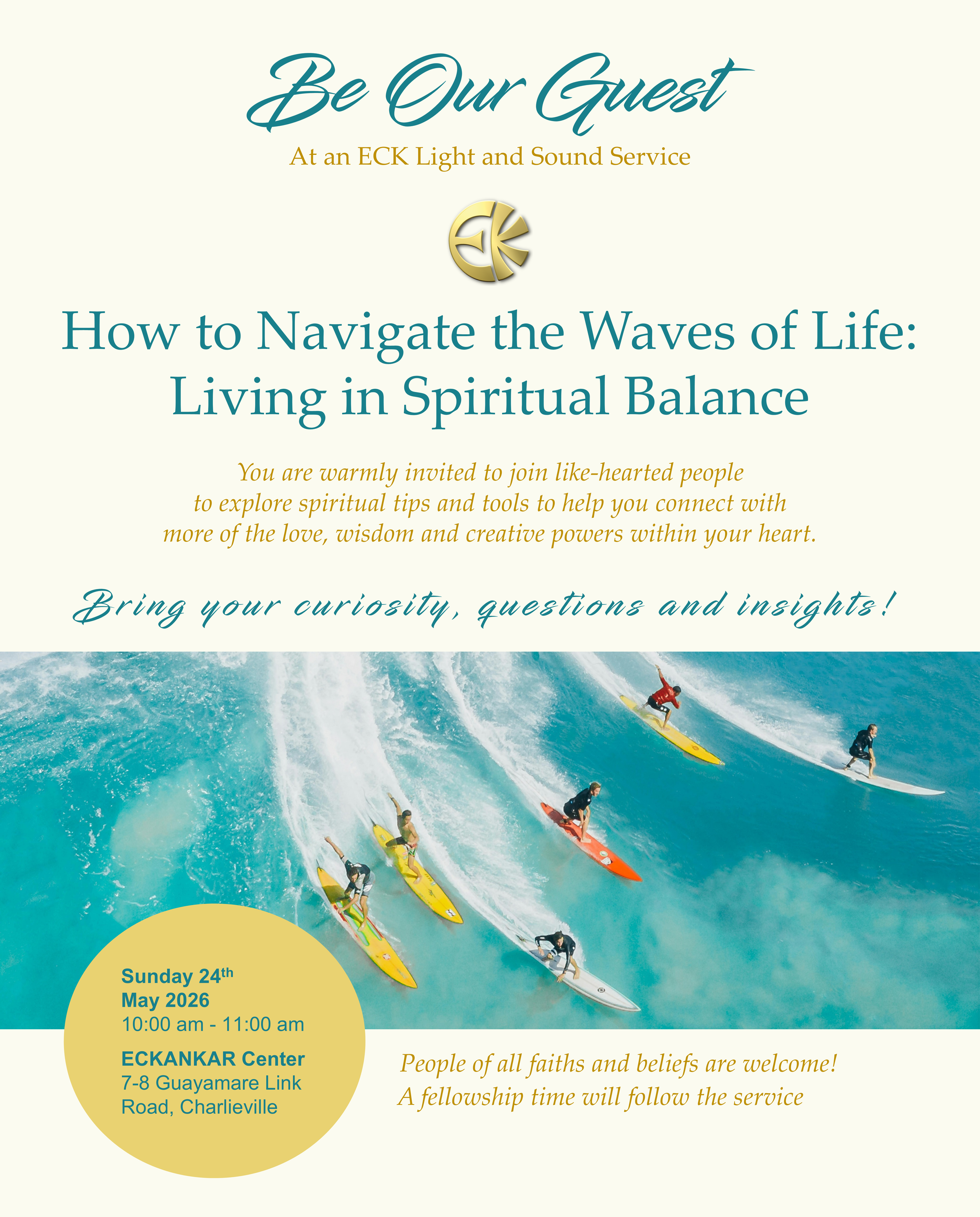 ECK Light and Sound Service - How To Navigate the Waves of Life: Living in Spiritual Balance