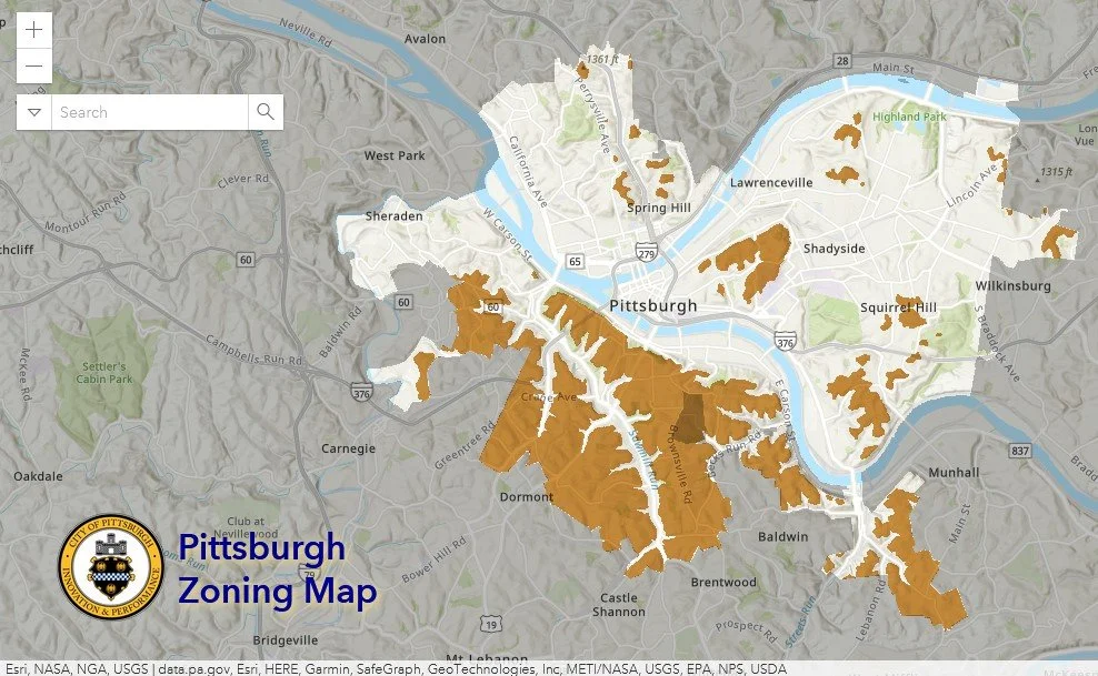 Pittsburgh Zoning Map Undermined Layer — Details Reviewed LLC