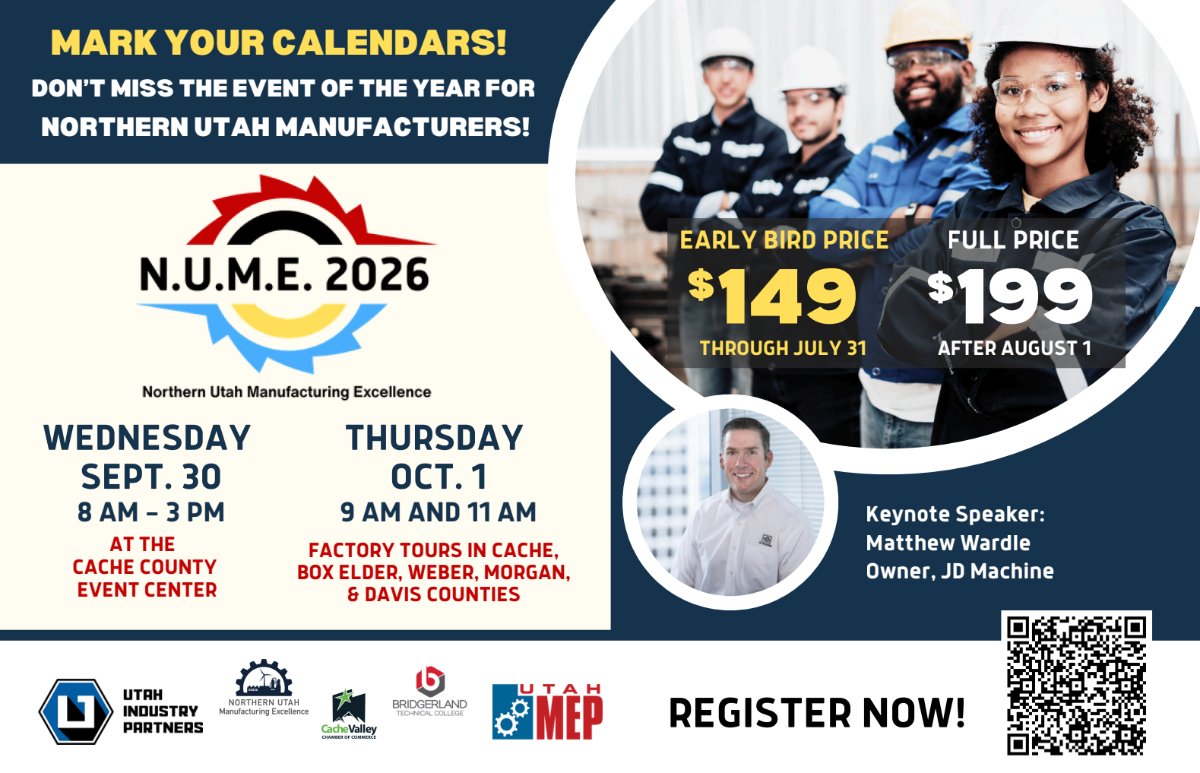 5th Annual Northern Utah Manufacturing Excellence (NUME) Conference