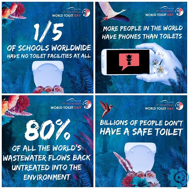 World toilet day. How would your life be different without sanitation and clean drinking water?⁠
.⁠
.⁠
.⁠
.⁠
#foodforthought #worldtoiletday #toilets #sanitation #drinkingwater #publicutilities #cellphones #safespace #worldtoiletday #worldtoiletday20