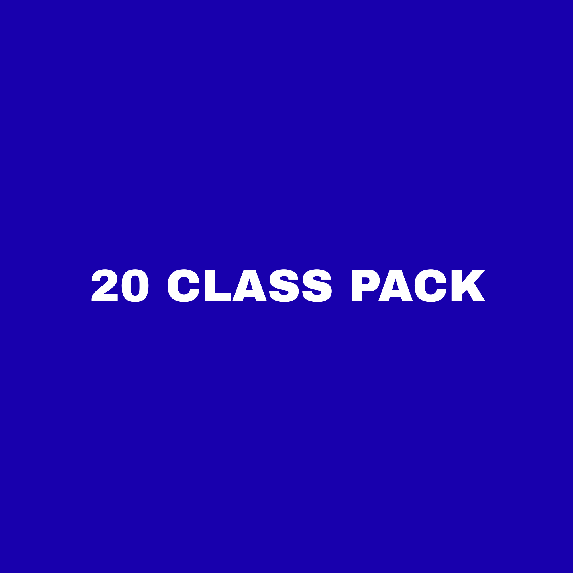 20 classes without the committment. 6 month expiry $440 +HST