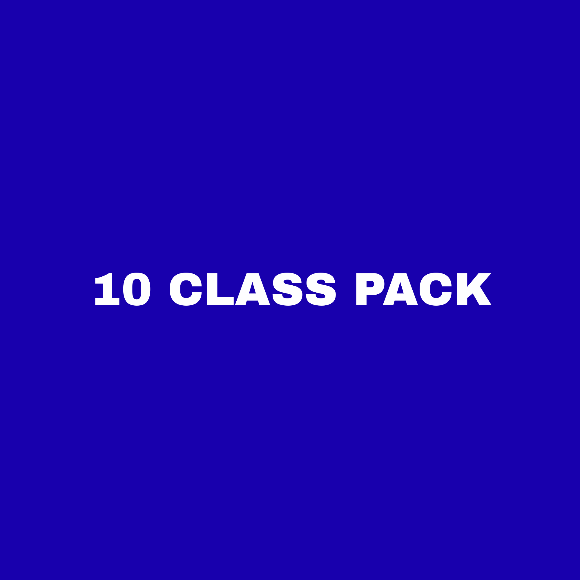 10 classes without the committment. 3 month expiry $230 +HST