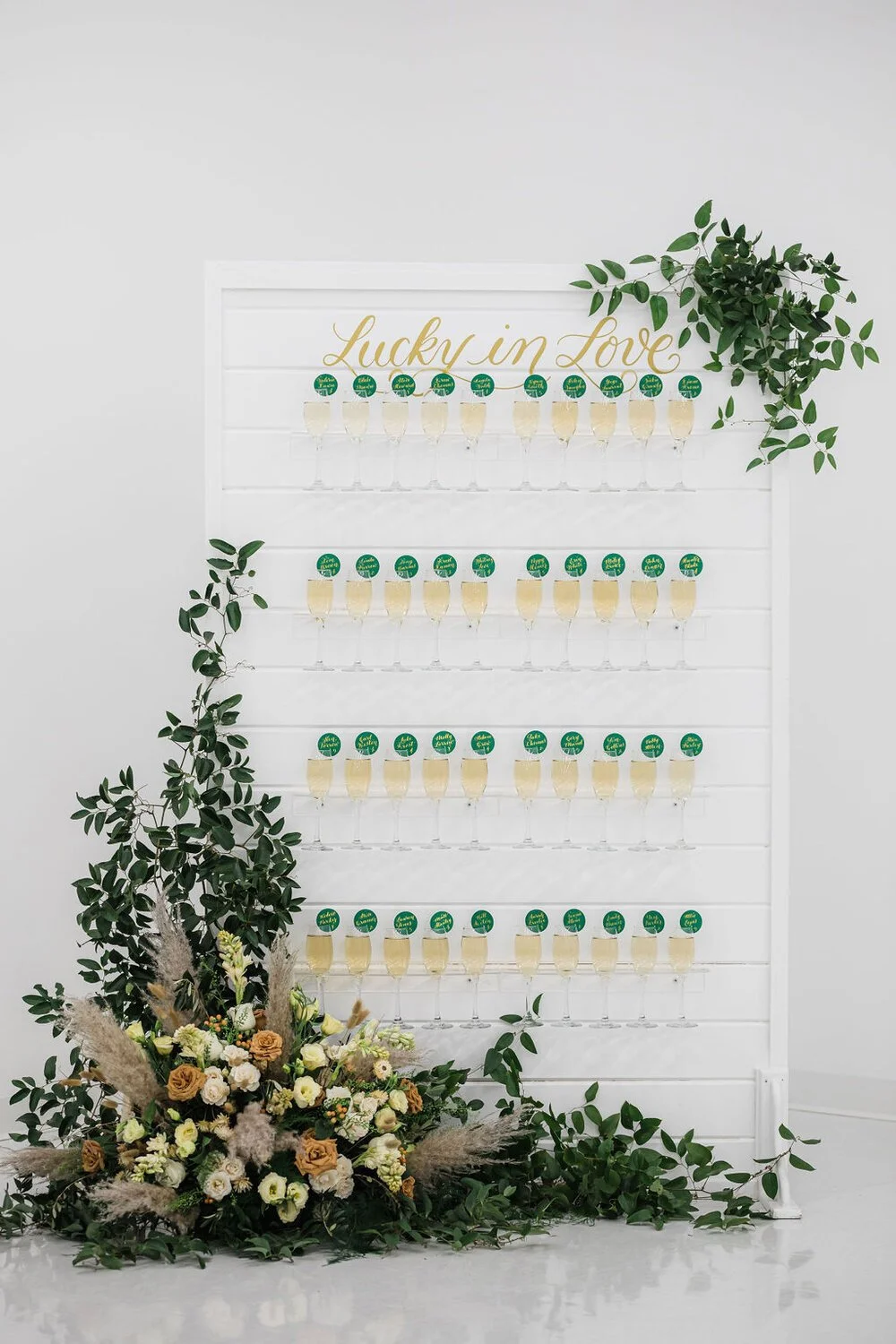 CHAMPAGNE BACKDROP at THE BLANC SPACE