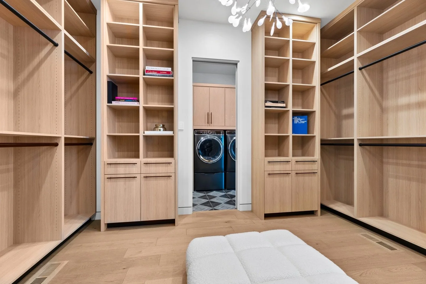When storage meets workflow. A closet seamlessly connected to the laundry room for effortless organization ✨

#customcabinetry #customhomes #homeinteriors #utah #stgeorgeutah