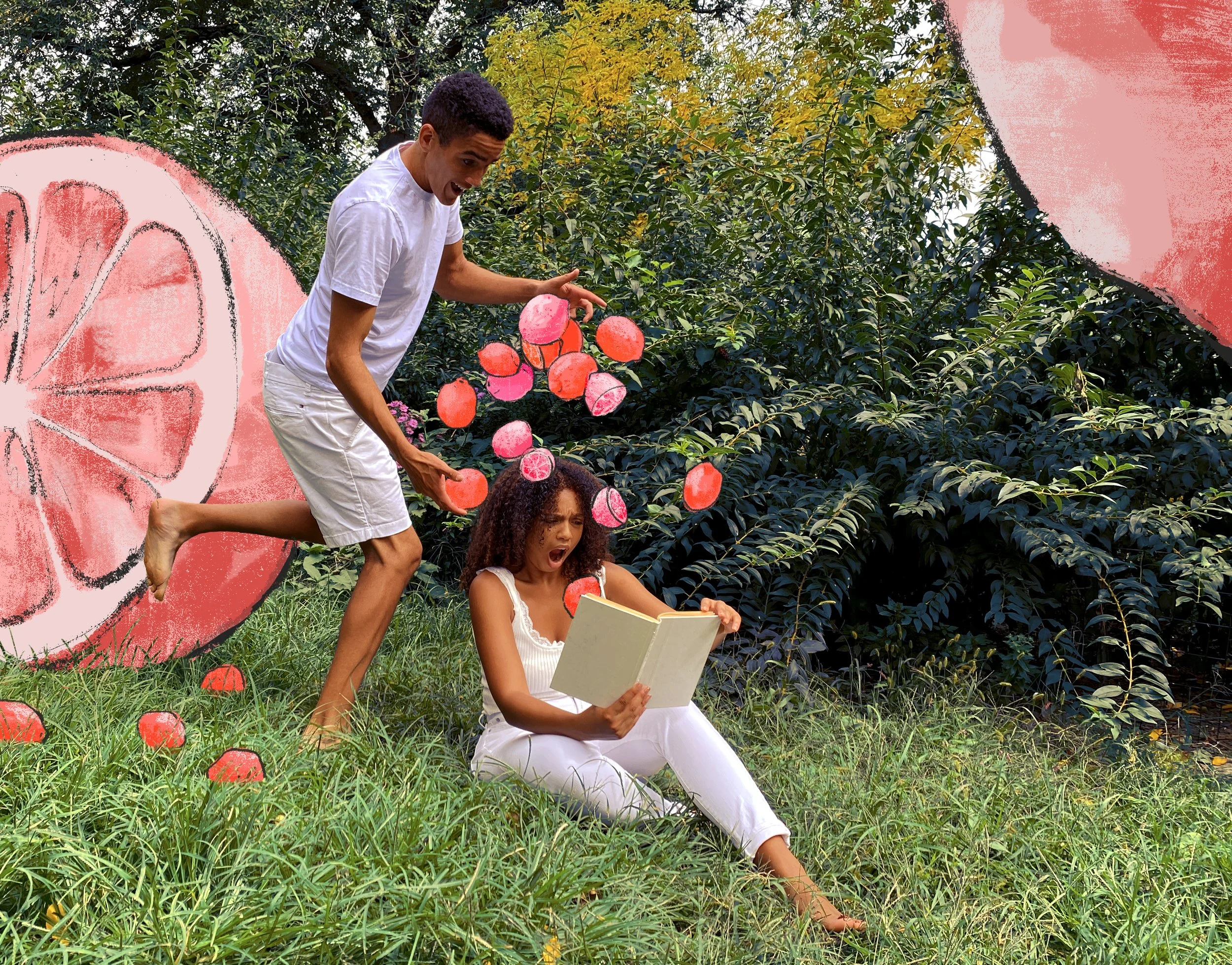  Concept + Direction by KIRU • Set Management by Sameer Bhatia, KIRU • Set Assistance by Sabrina Tseng • Photography by Laura Ye • Wardrobe by Jasmine Shields, KIRU • Illustration by Laura Ye • Casting by Kate Carmain • Modelling by Amenkha Sembenu, 