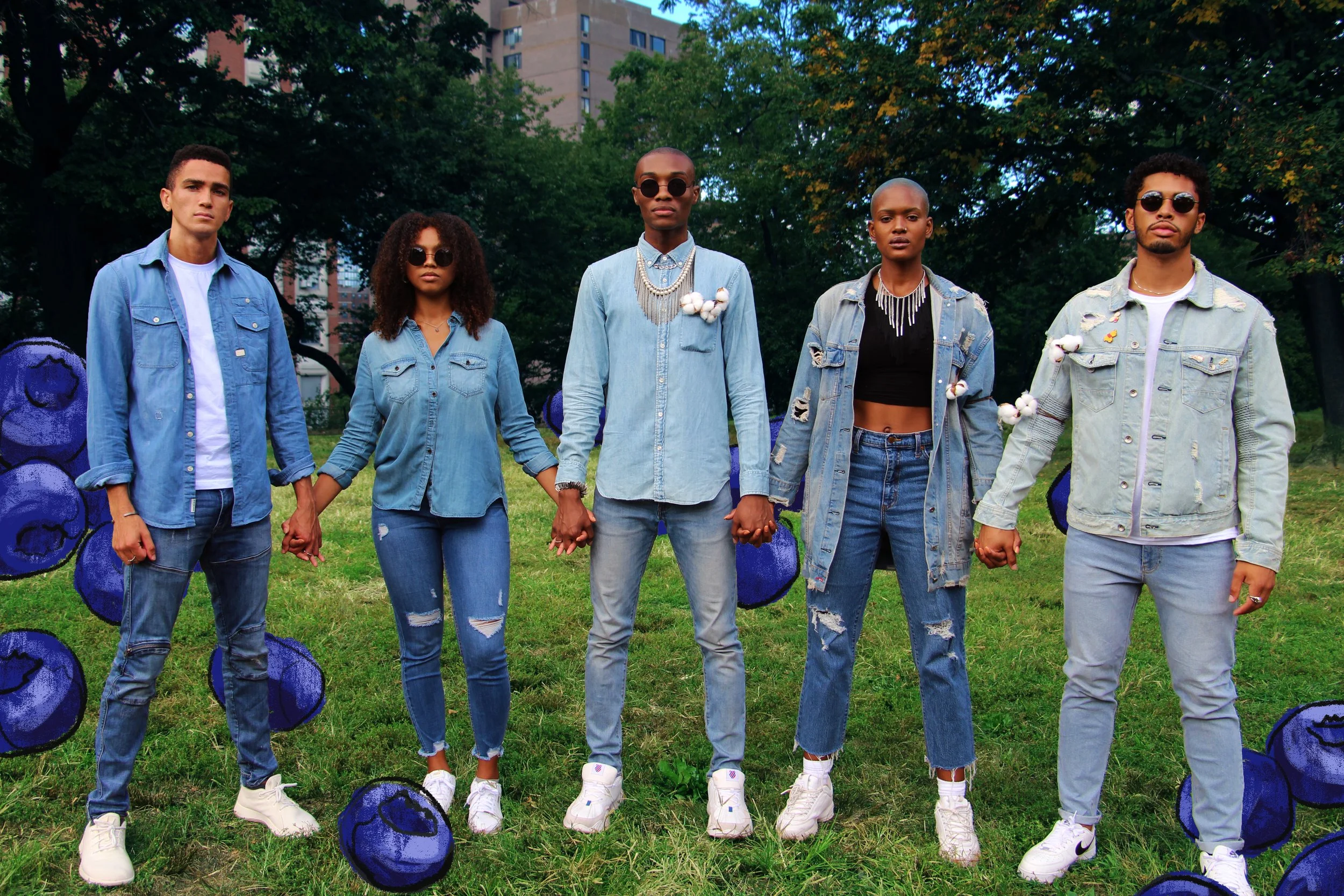  Concept + Direction by KIRU • Set Management by Sameer Bhatia, KIRU • Set Assistance by Sabrina Tseng • Photography by Laura Ye • Wardrobe by Jasmine Shields, KIRU • Illustration by Laura Ye • Casting by Kate Carmain • Modelling by KIRU, Amenkha Sem