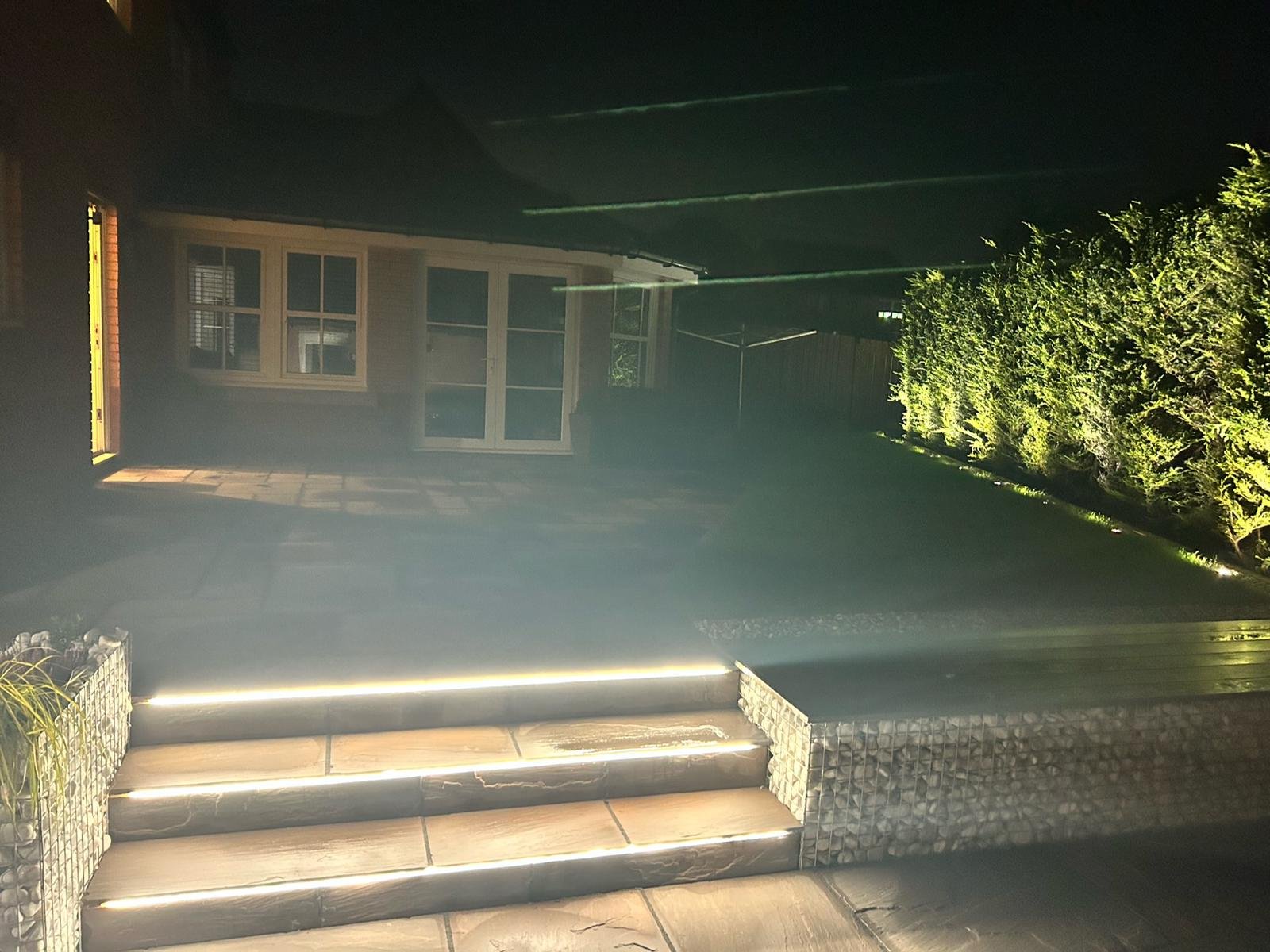 Garden in Cumbernauld with lighting.jpg